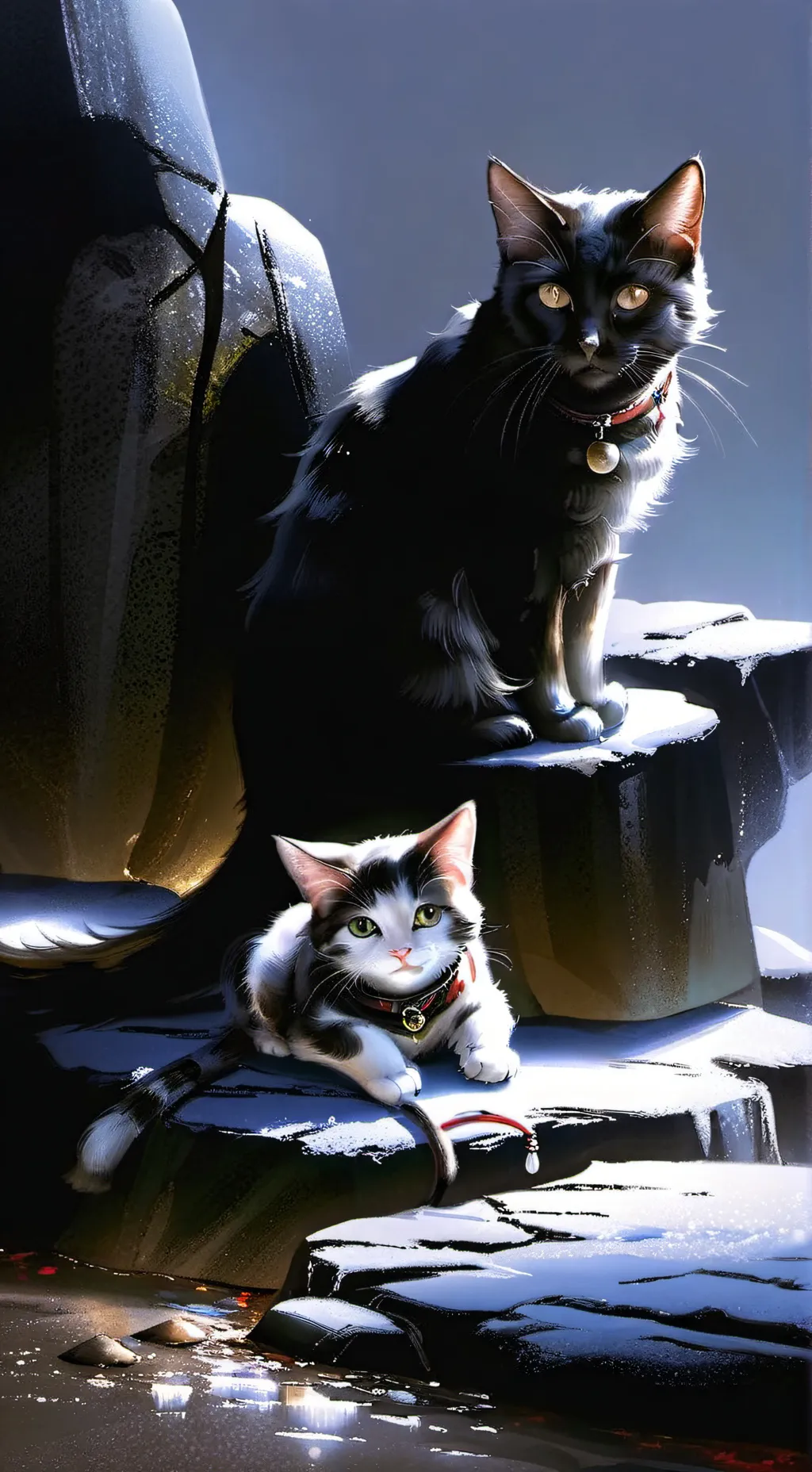 ai character: mean mom cat background