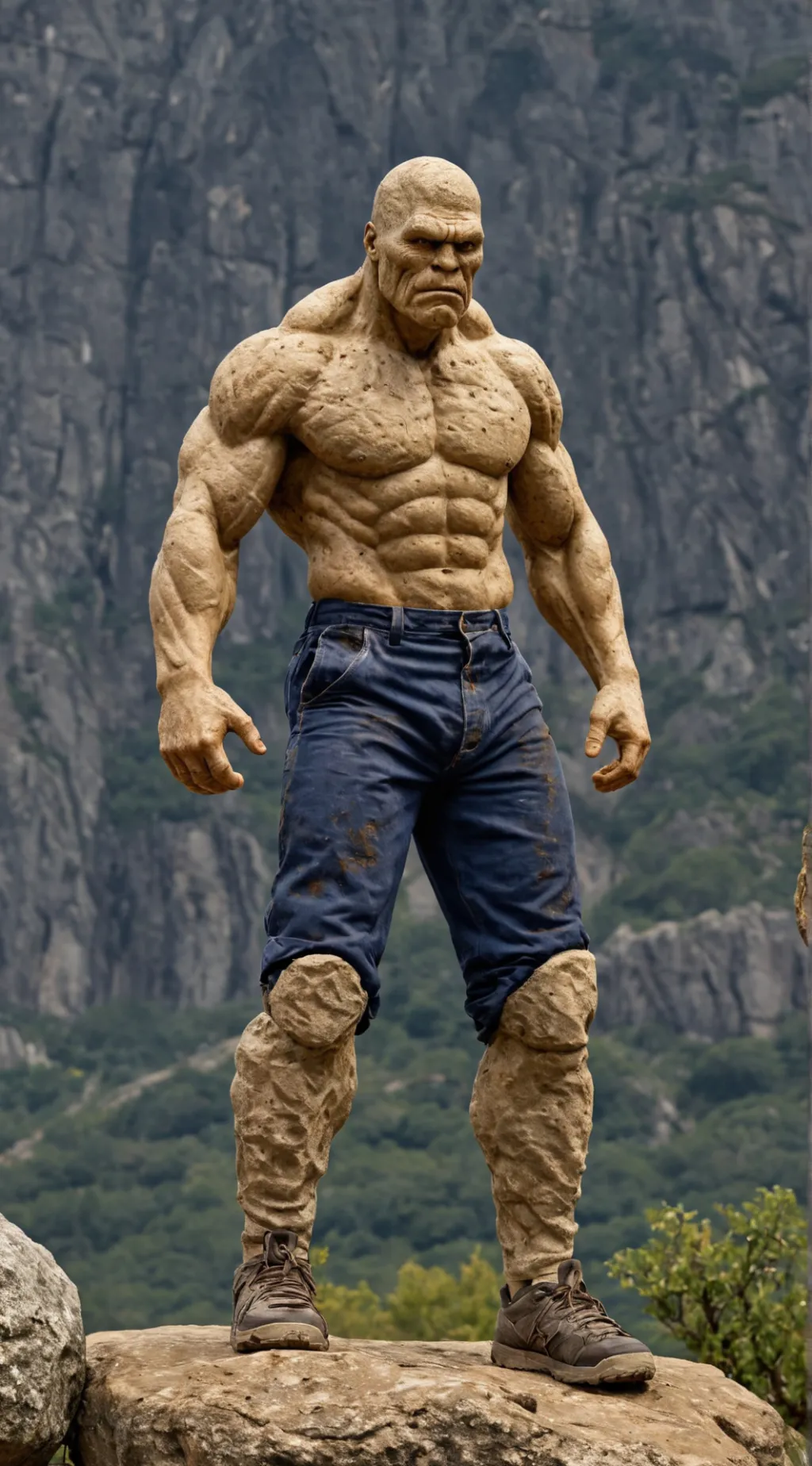 ai character: The Thing background