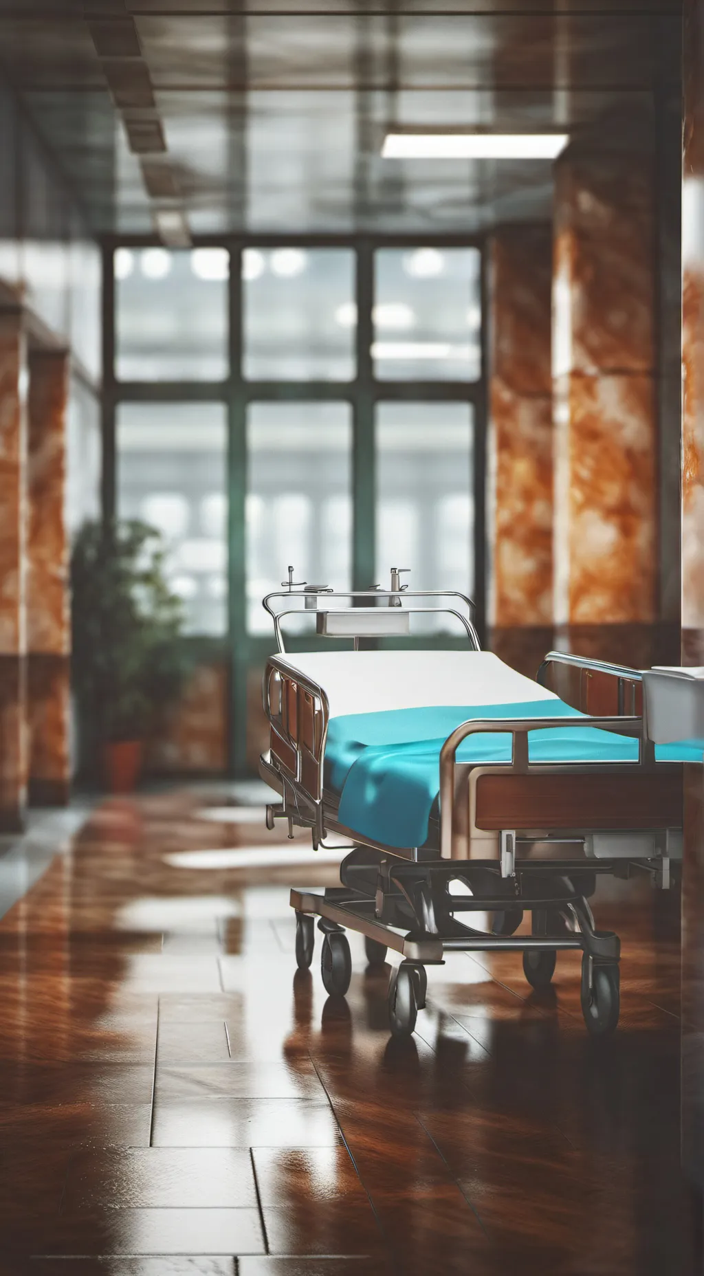 ai character: hospital  background