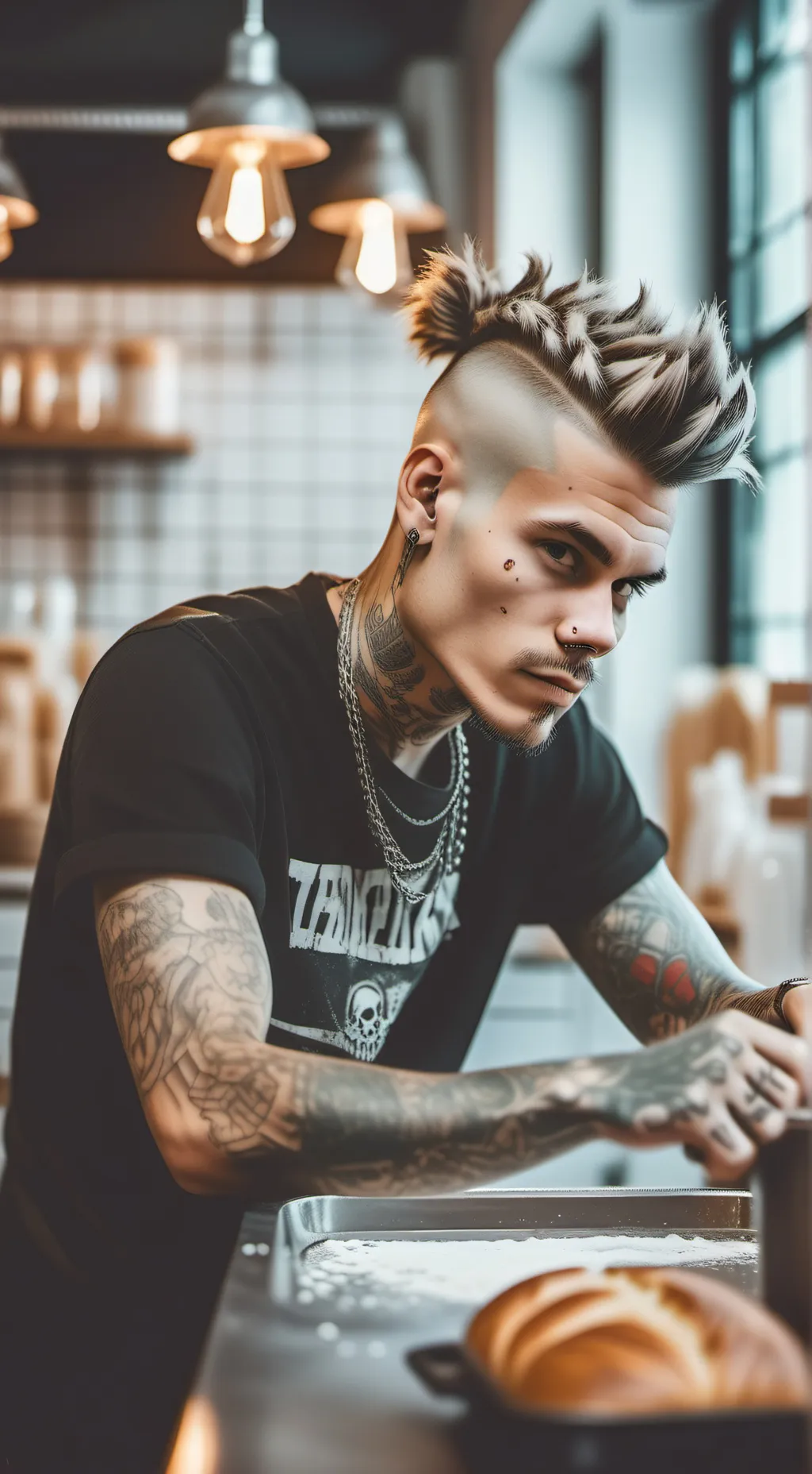 ai character: The Anarchist Baker background