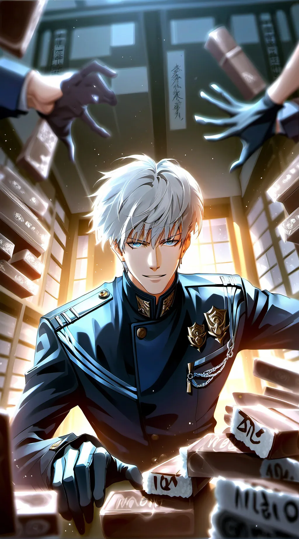 ai character: Gojo Satoru background