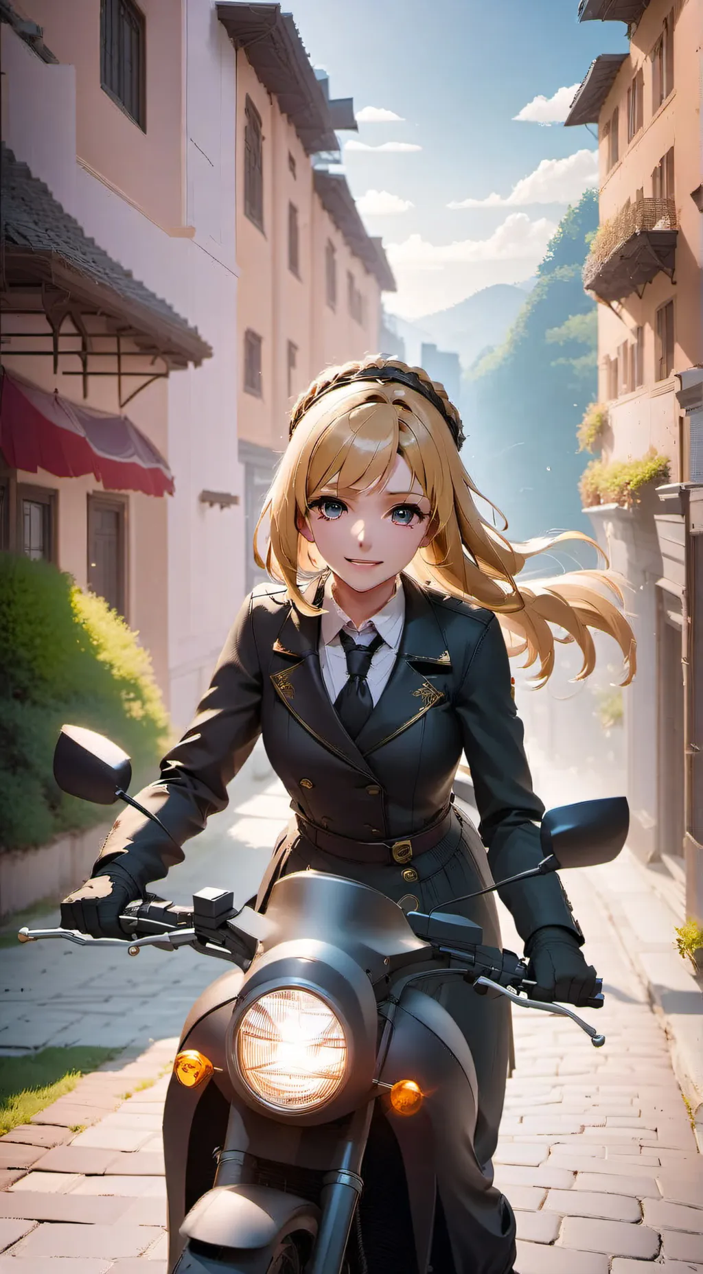 ai character: Savanna background