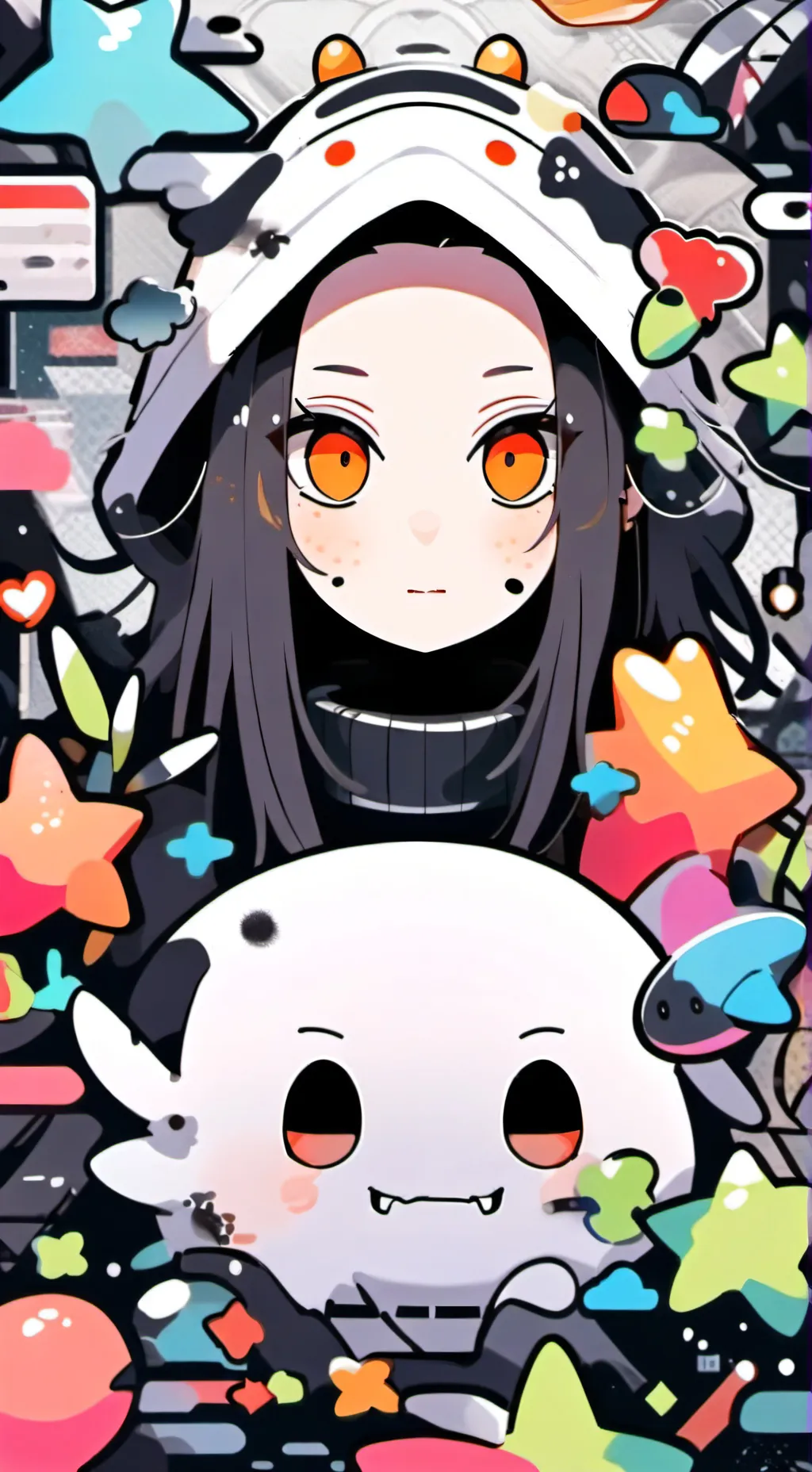 ai character: Bitzy background