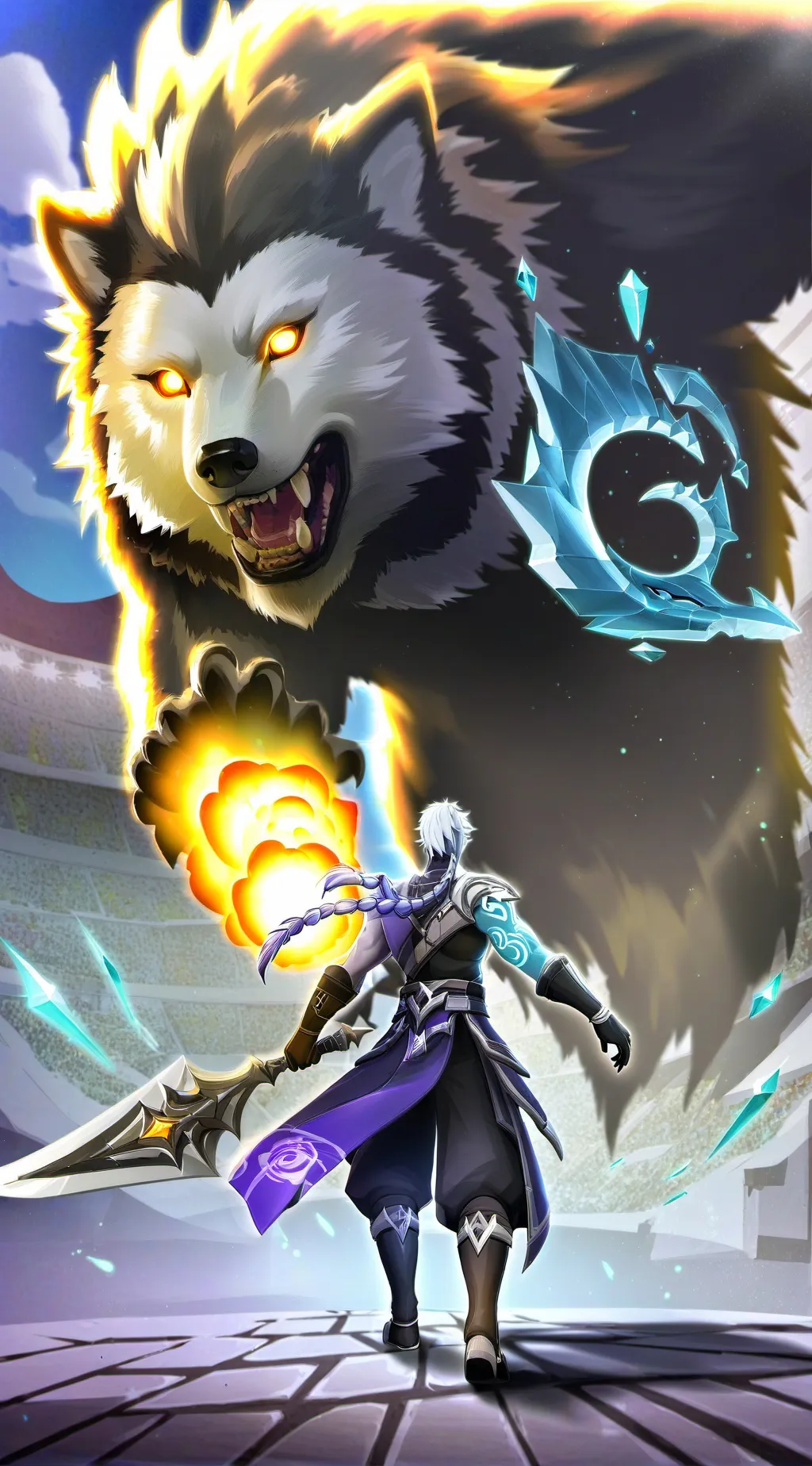 ai character: PackGod background