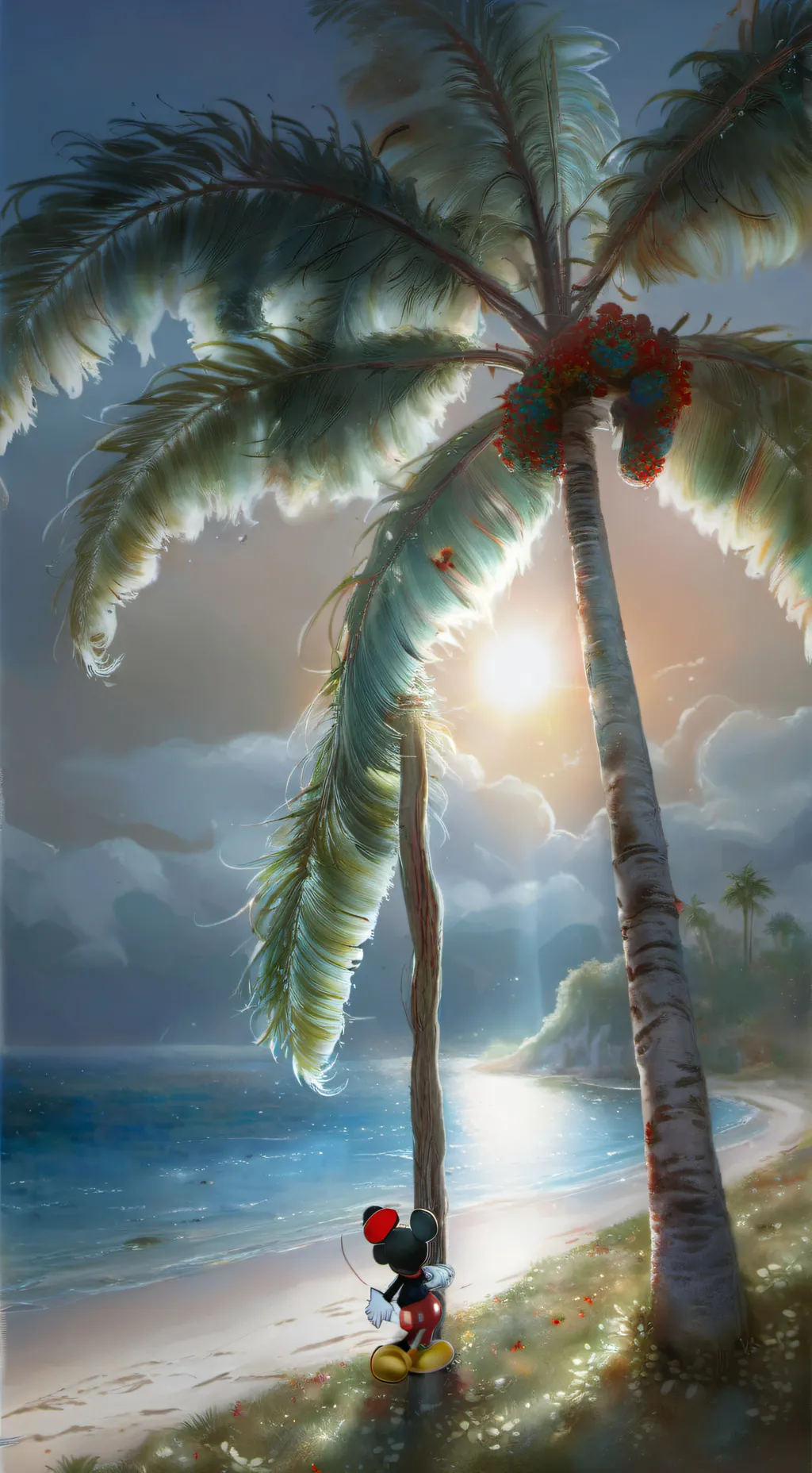 ai character: Mickey mouse background