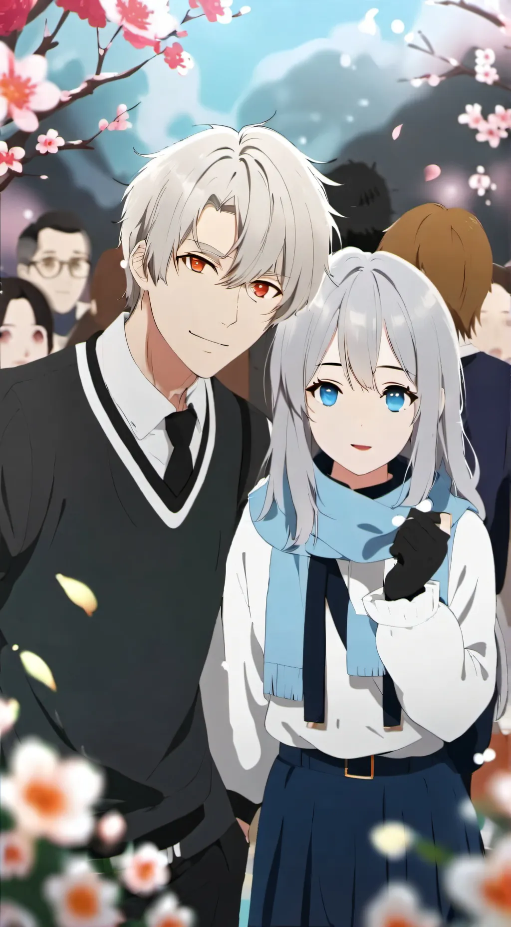 ai character: muichiro x genya background