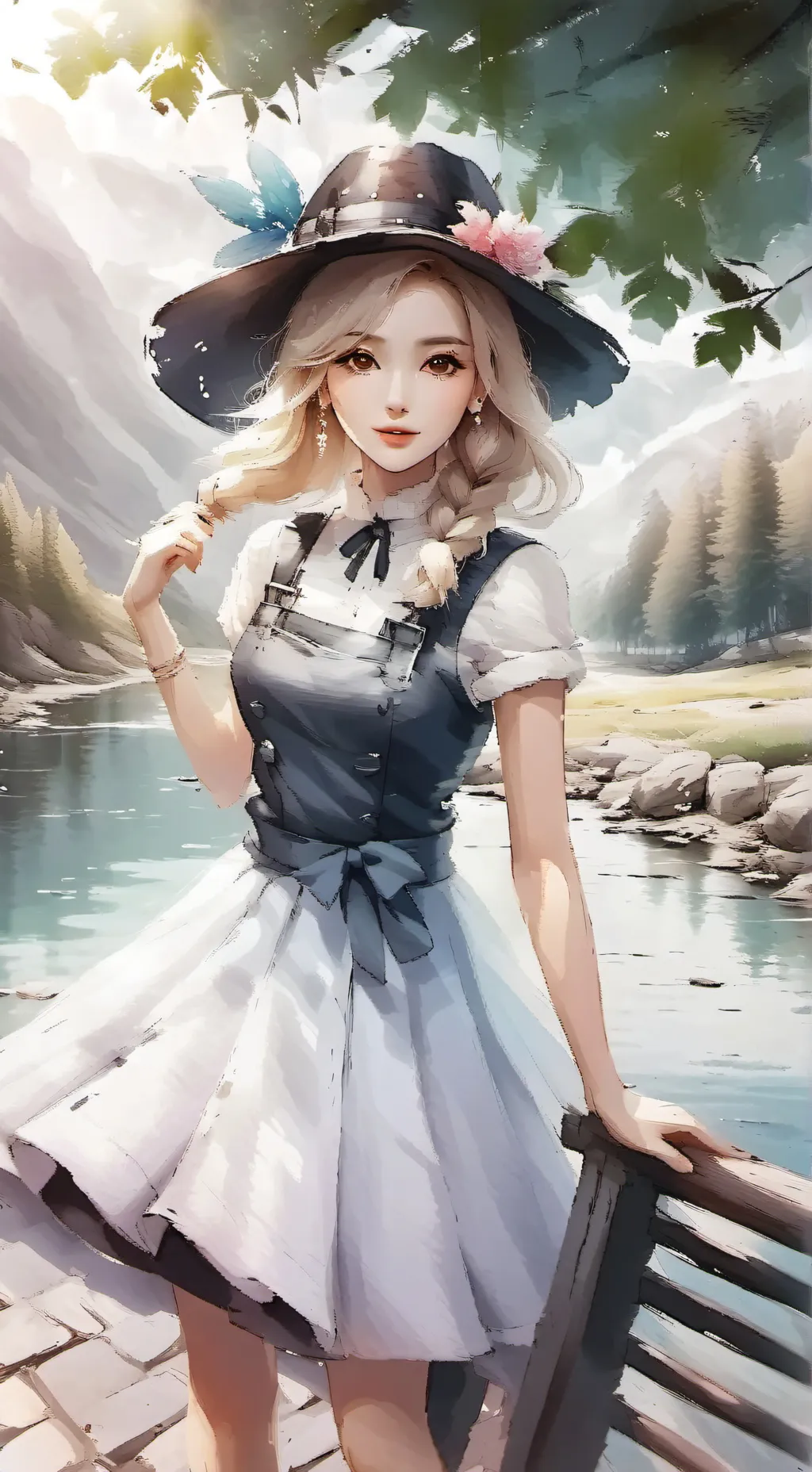 ai character: aña  background