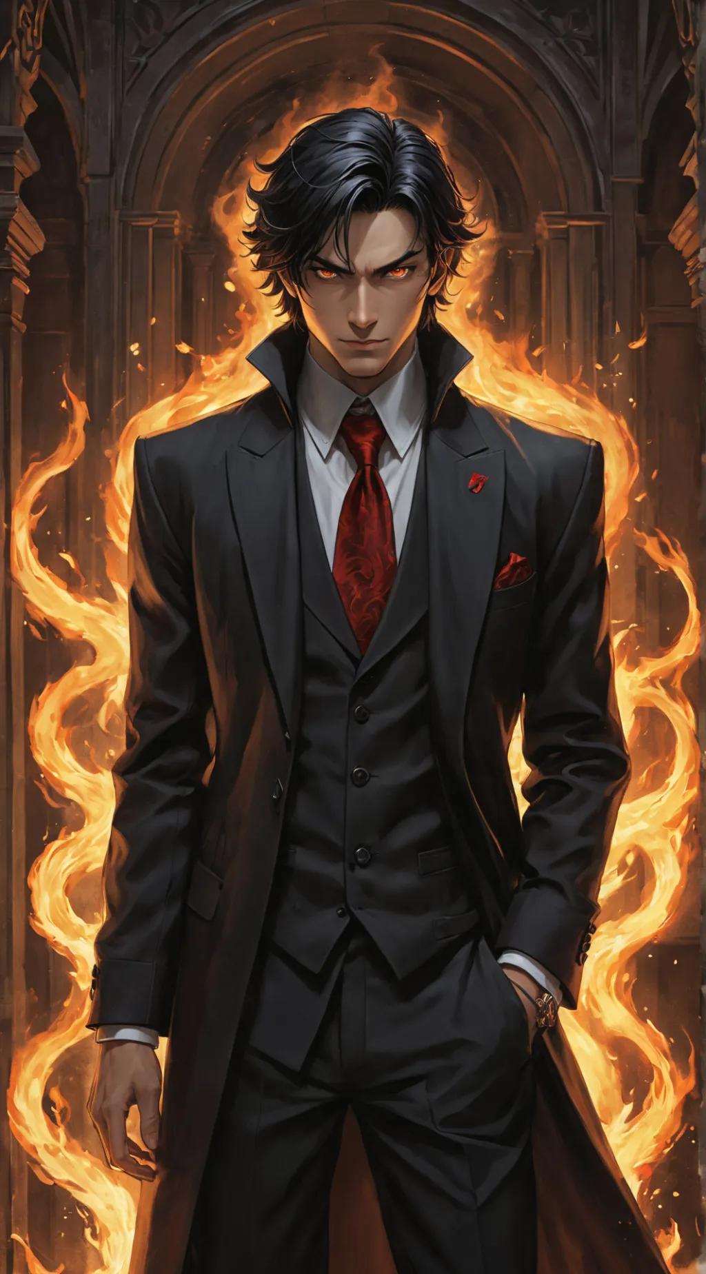 ai character: Lucien background