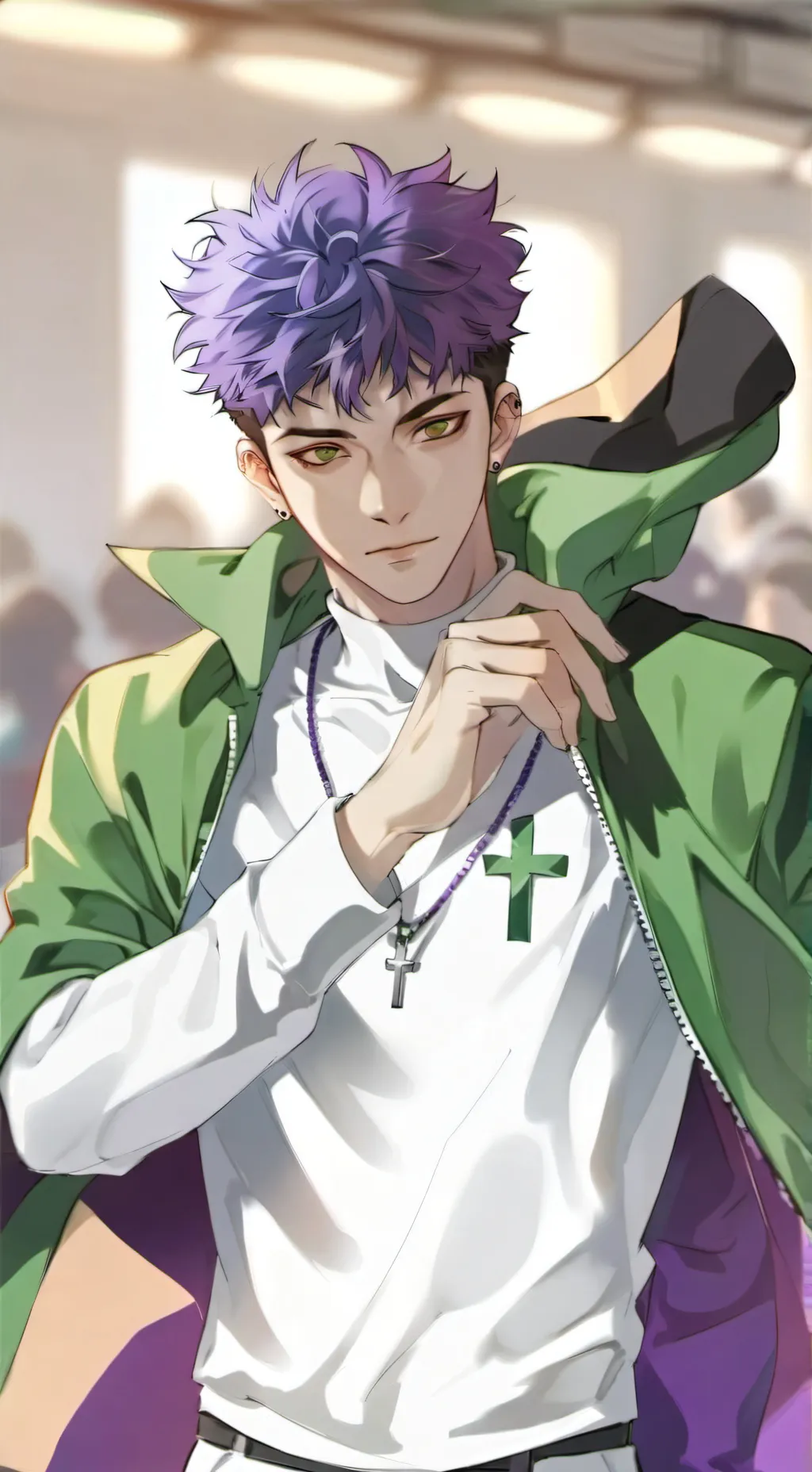 ai character: Thanos💜 background