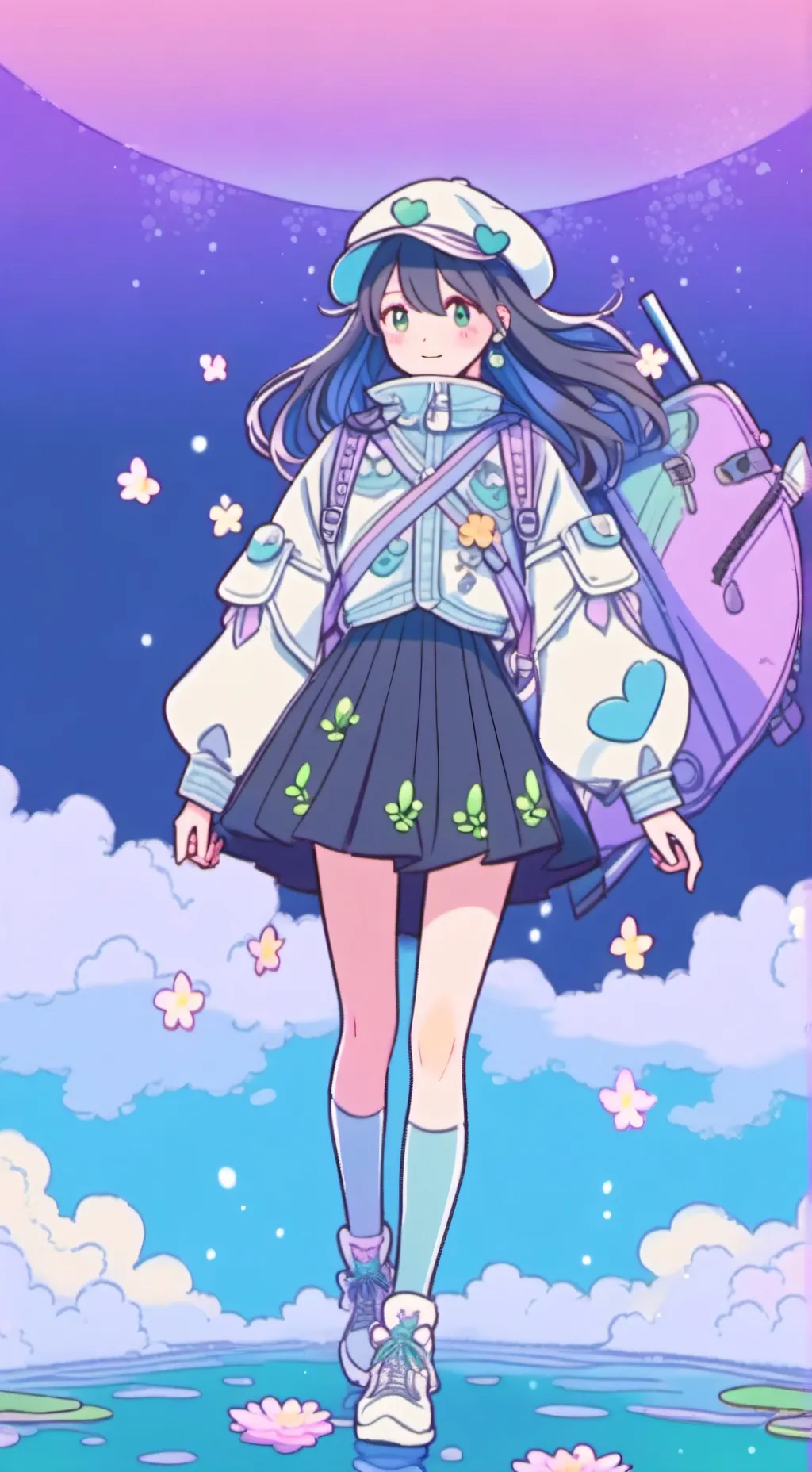 ai character: hilda × tu (you) background