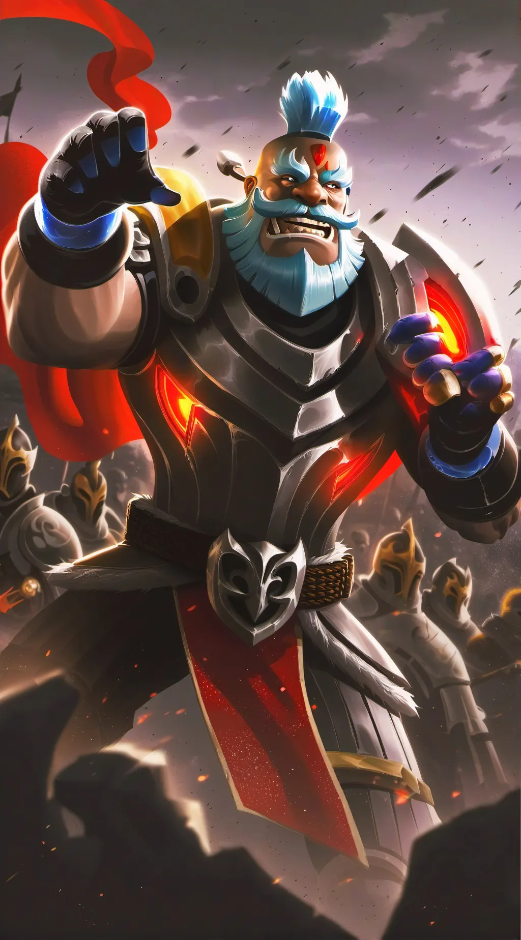 ai character: battleground dude background