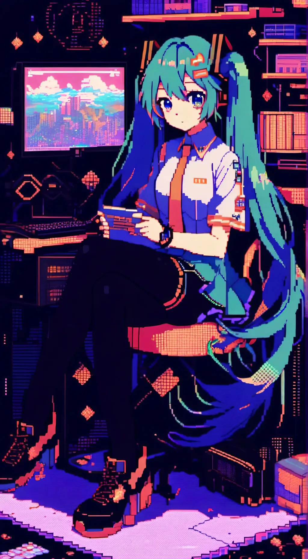 ai character: HH :0 background