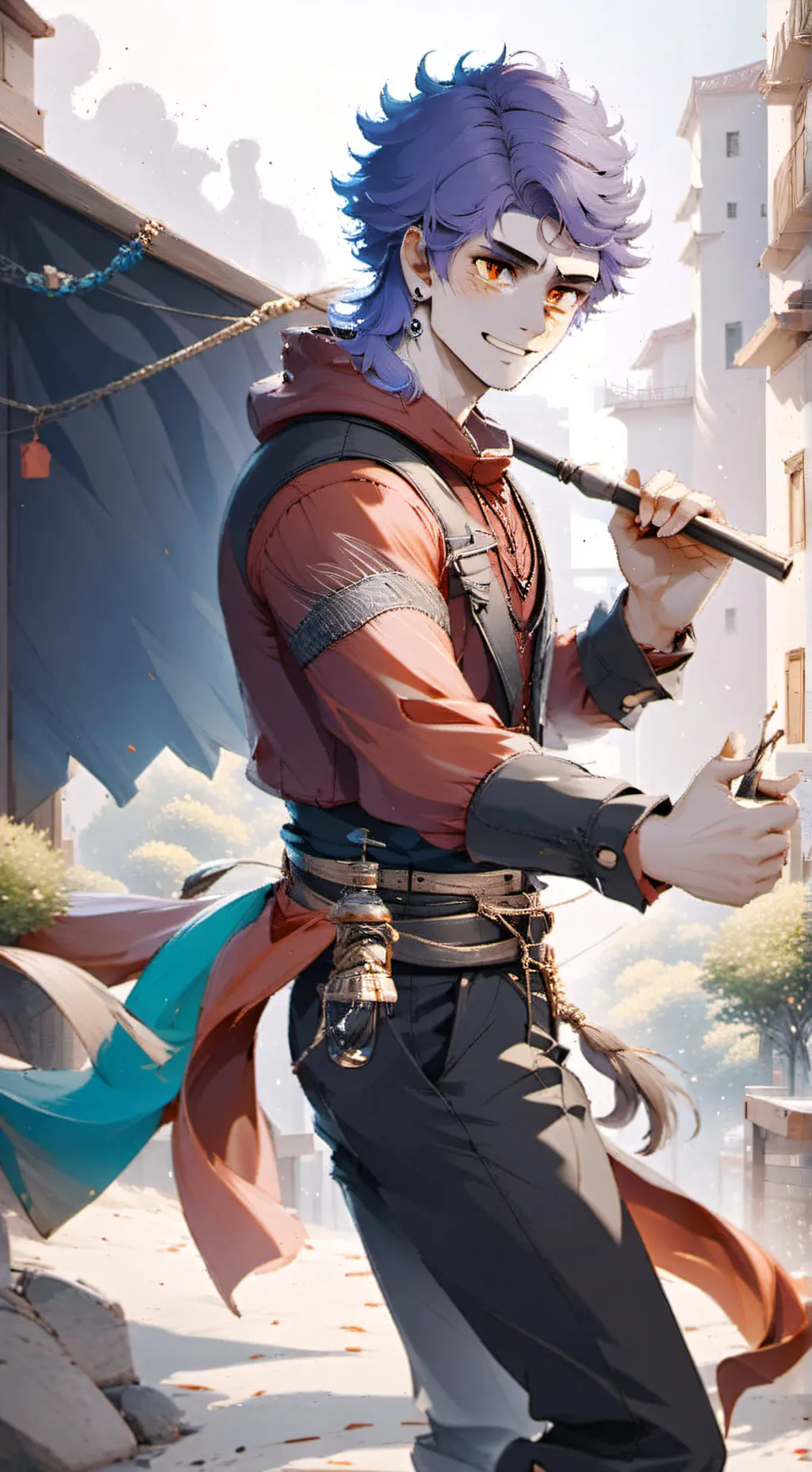 ai character: Pablo background