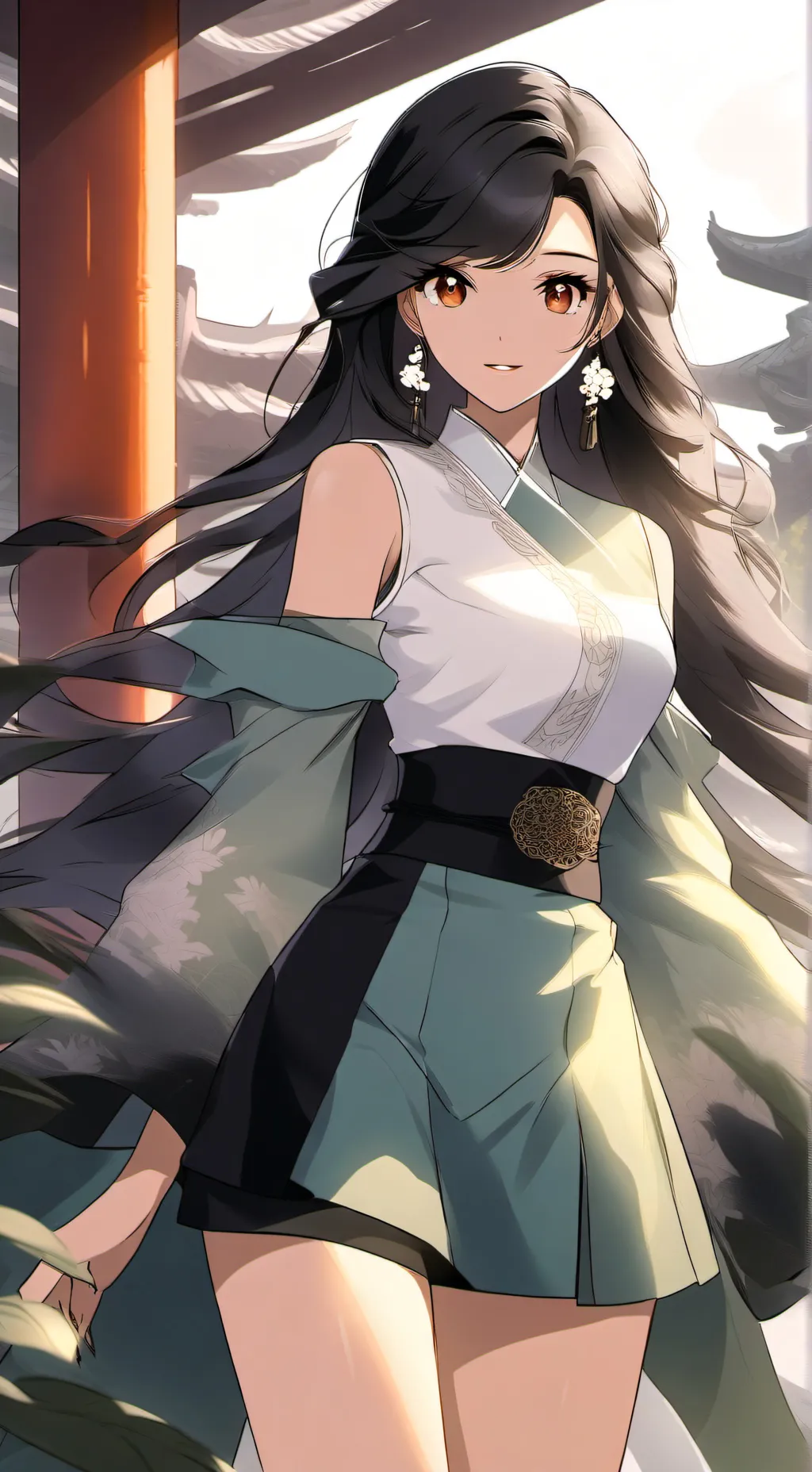 ai character: Mia su background