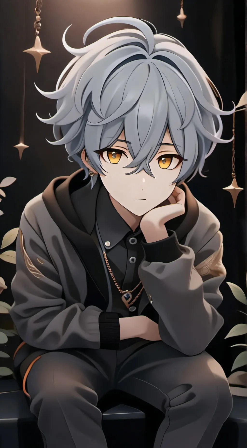 ai character: Xavier  background