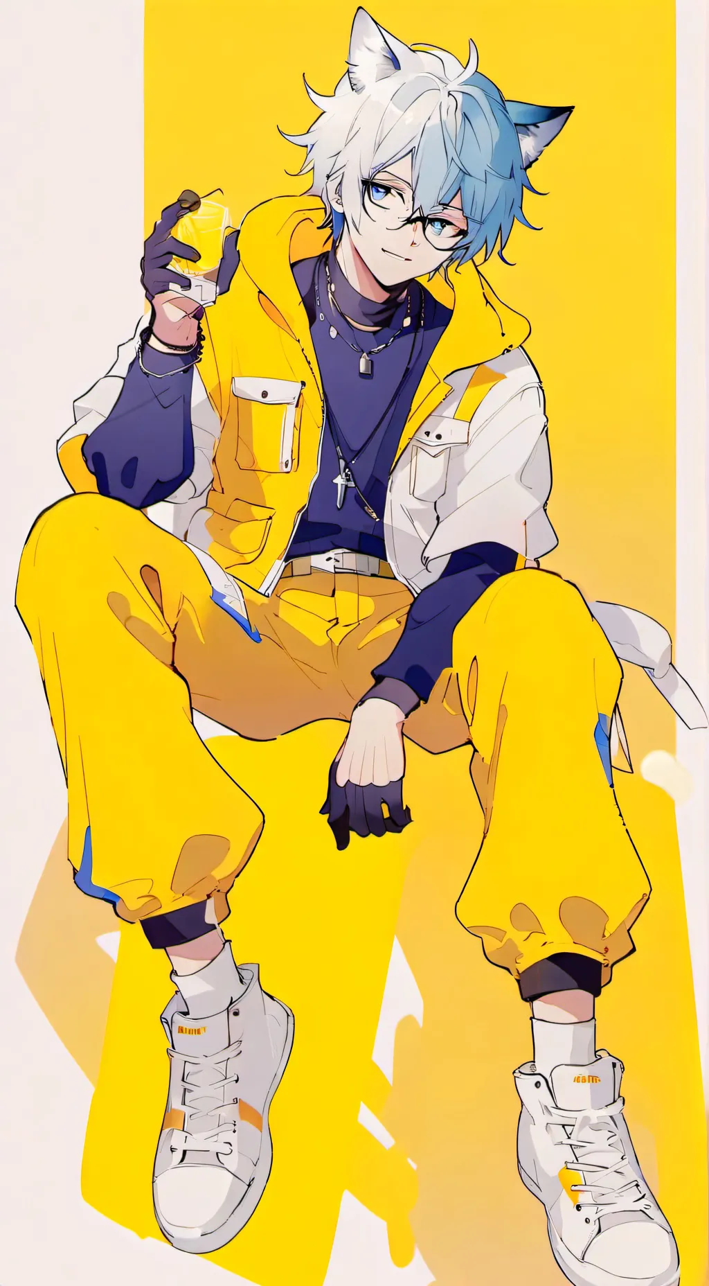 ai character: Lida/ lida---cat 😺 background