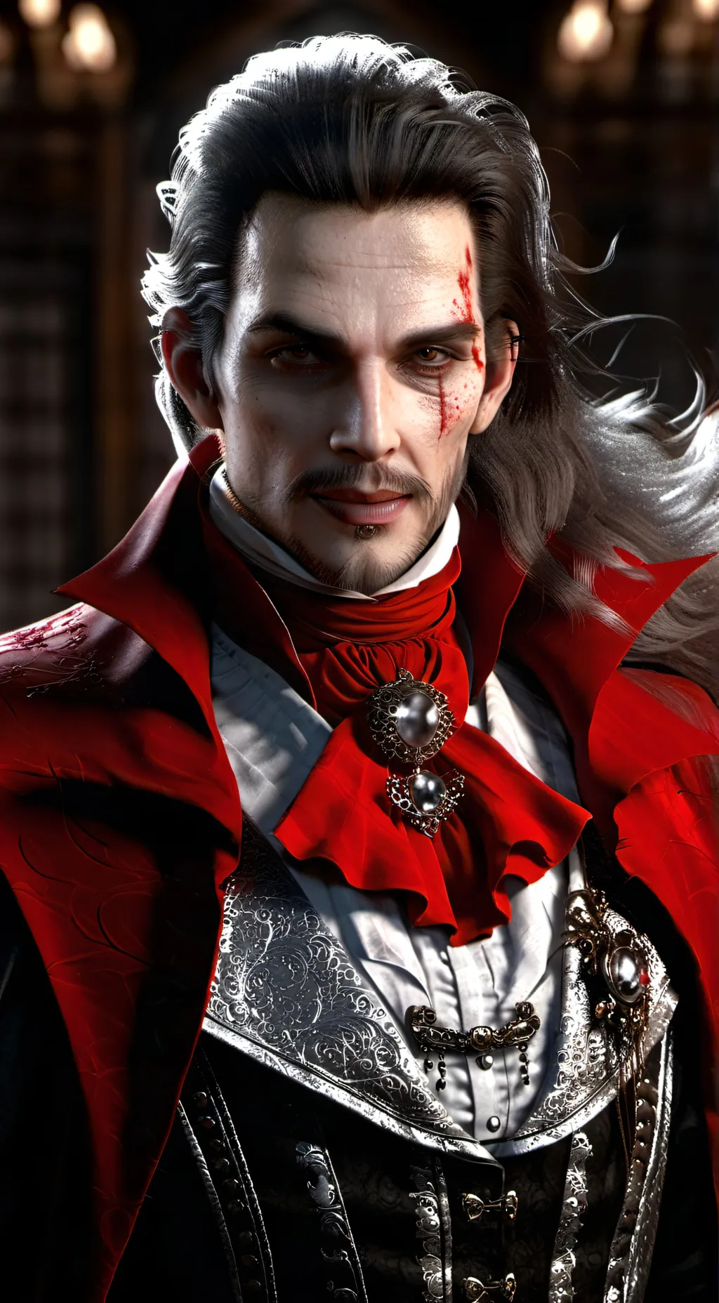 ai character: vampire school  background