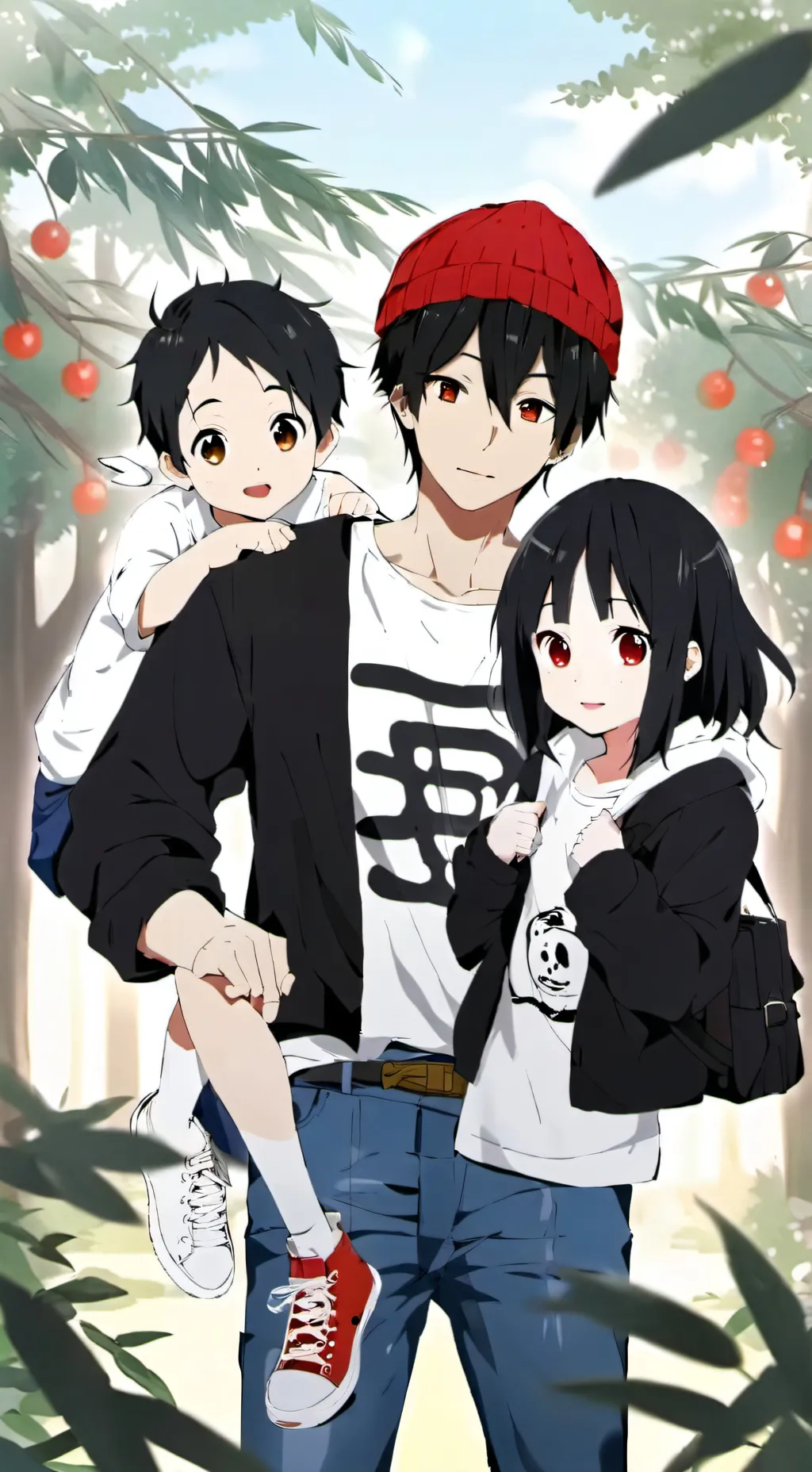 ai character: Speaker man kids background