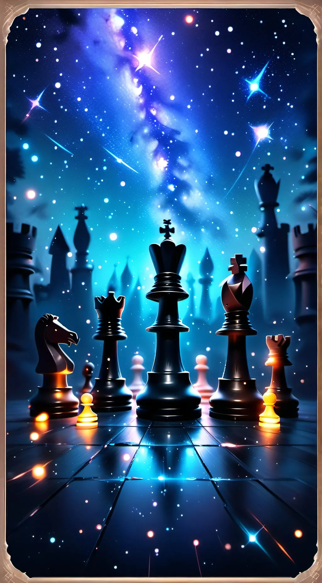 ai character: chess background