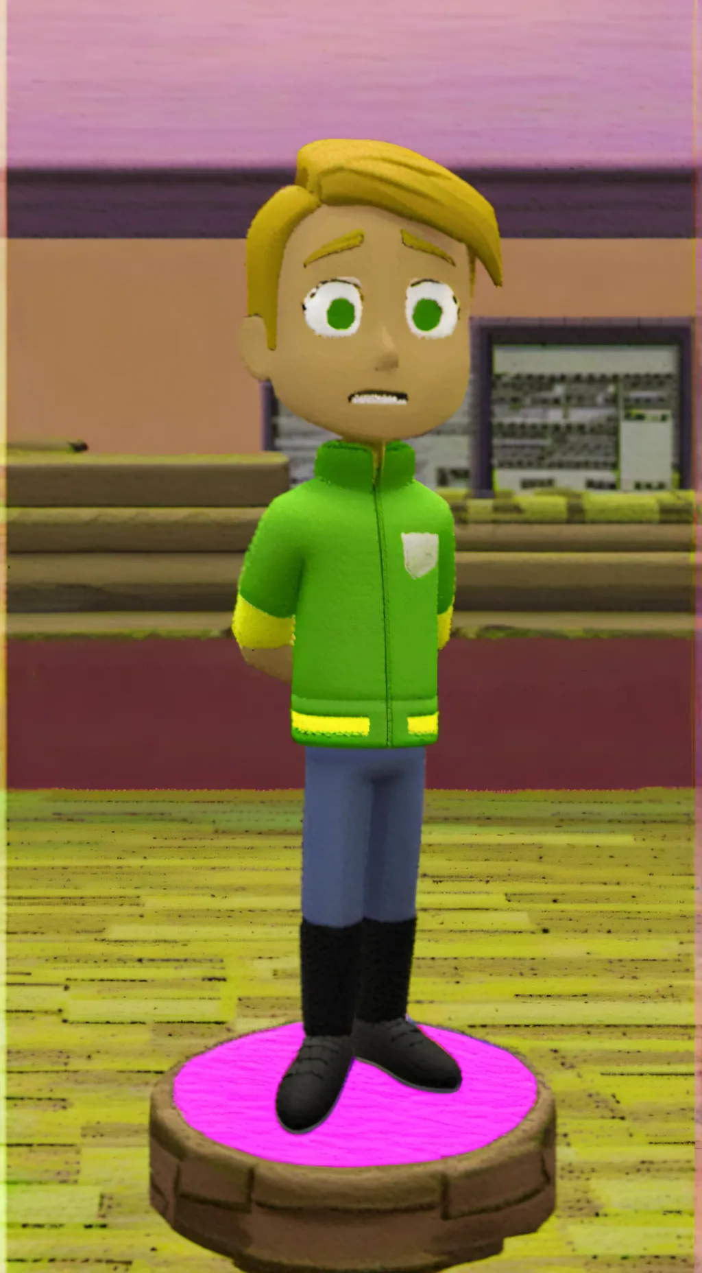 ai character: greg  background