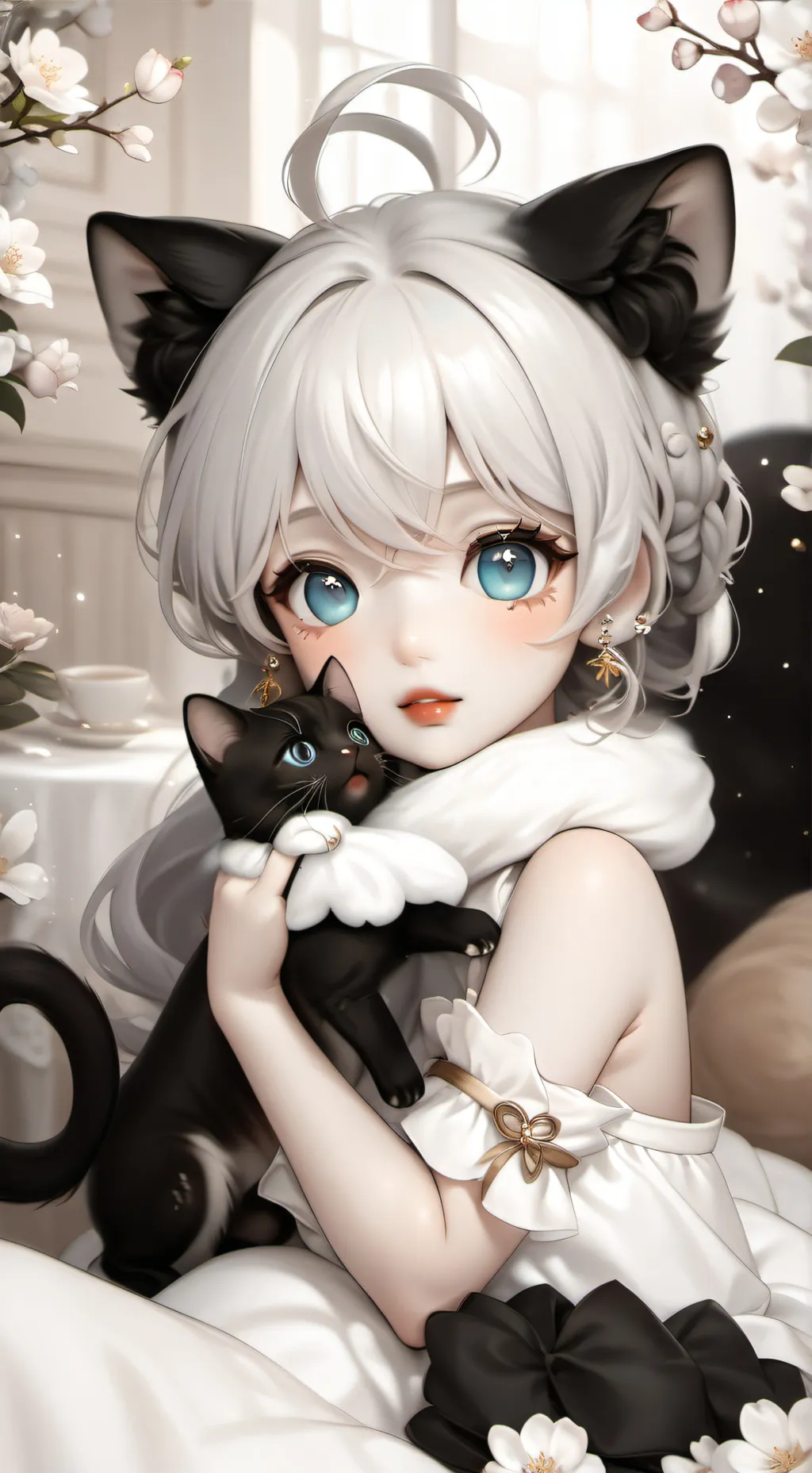 ai character: cutie uwu!💗 background