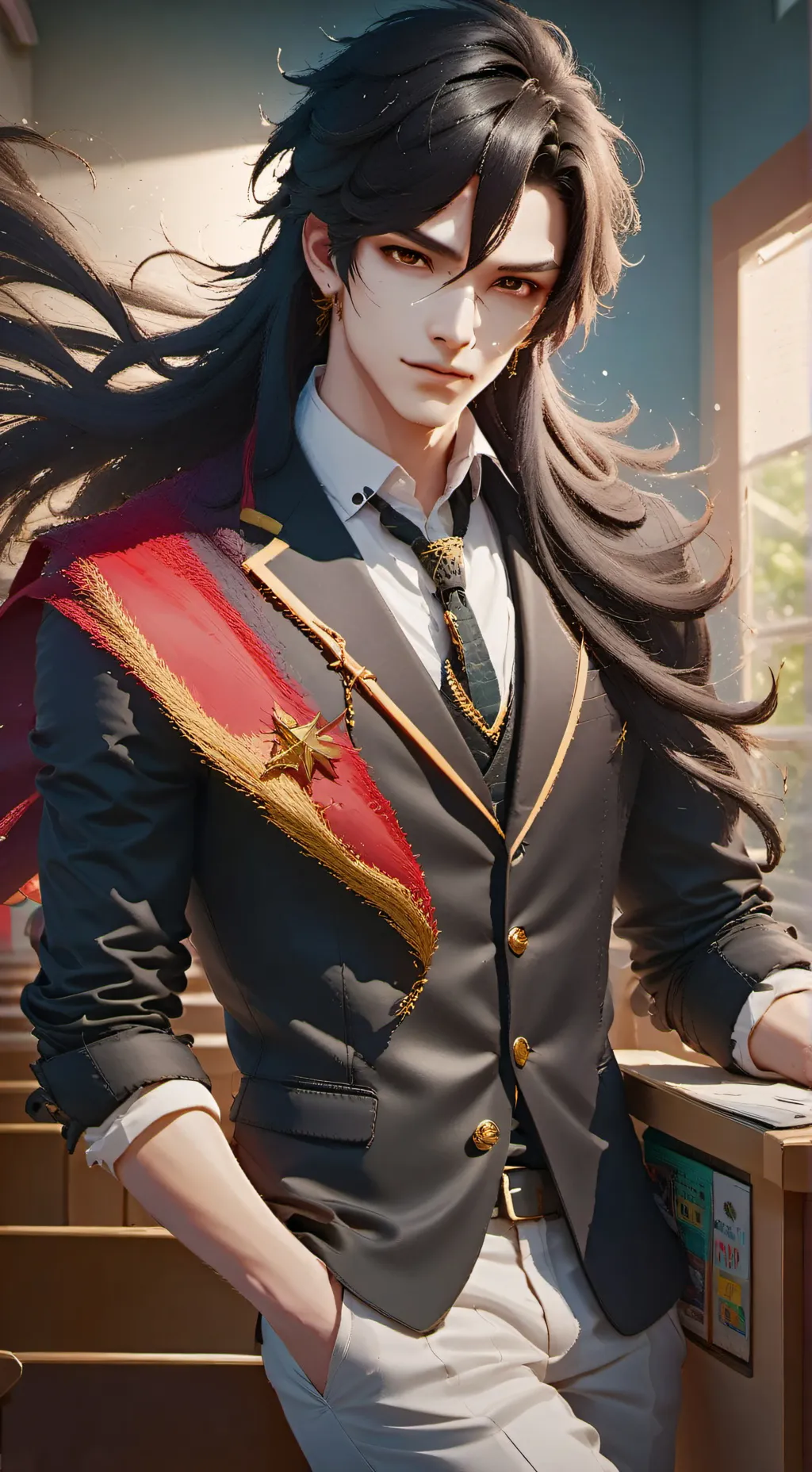 ai character: Mike  background