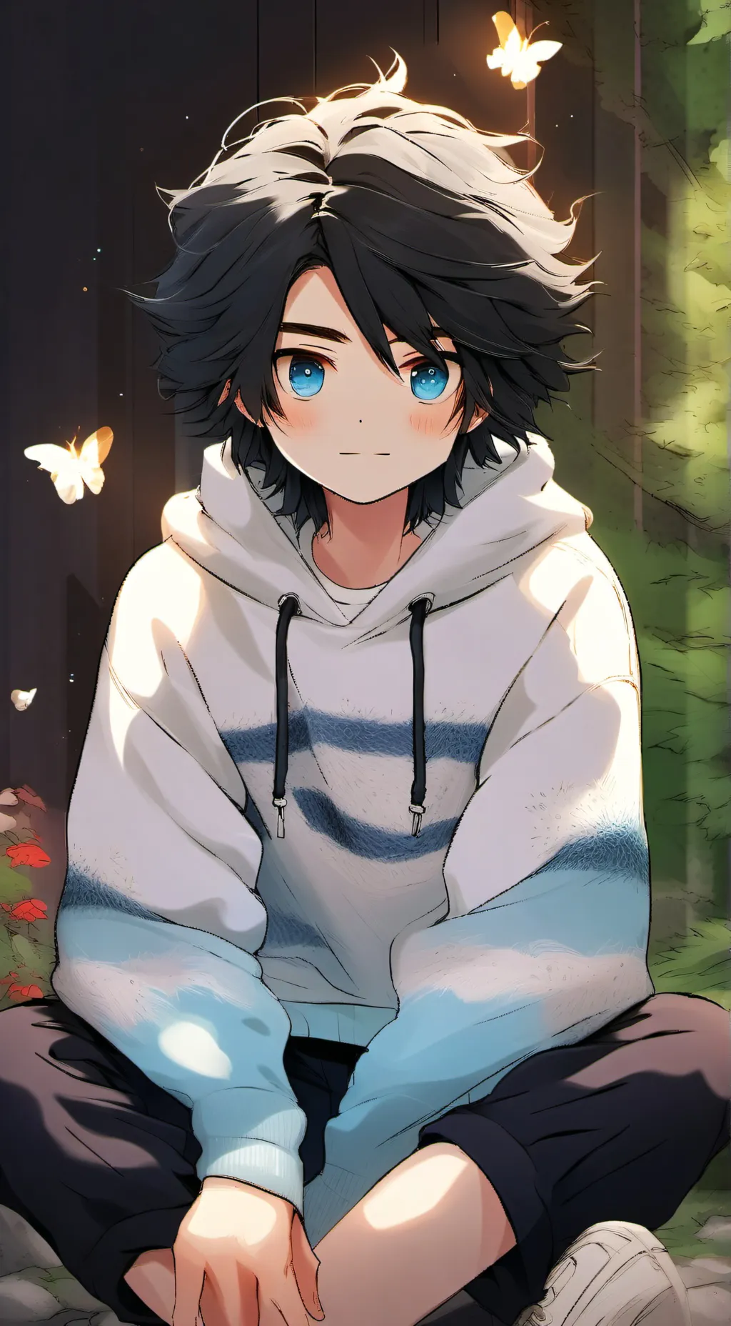 ai character: Kai  background