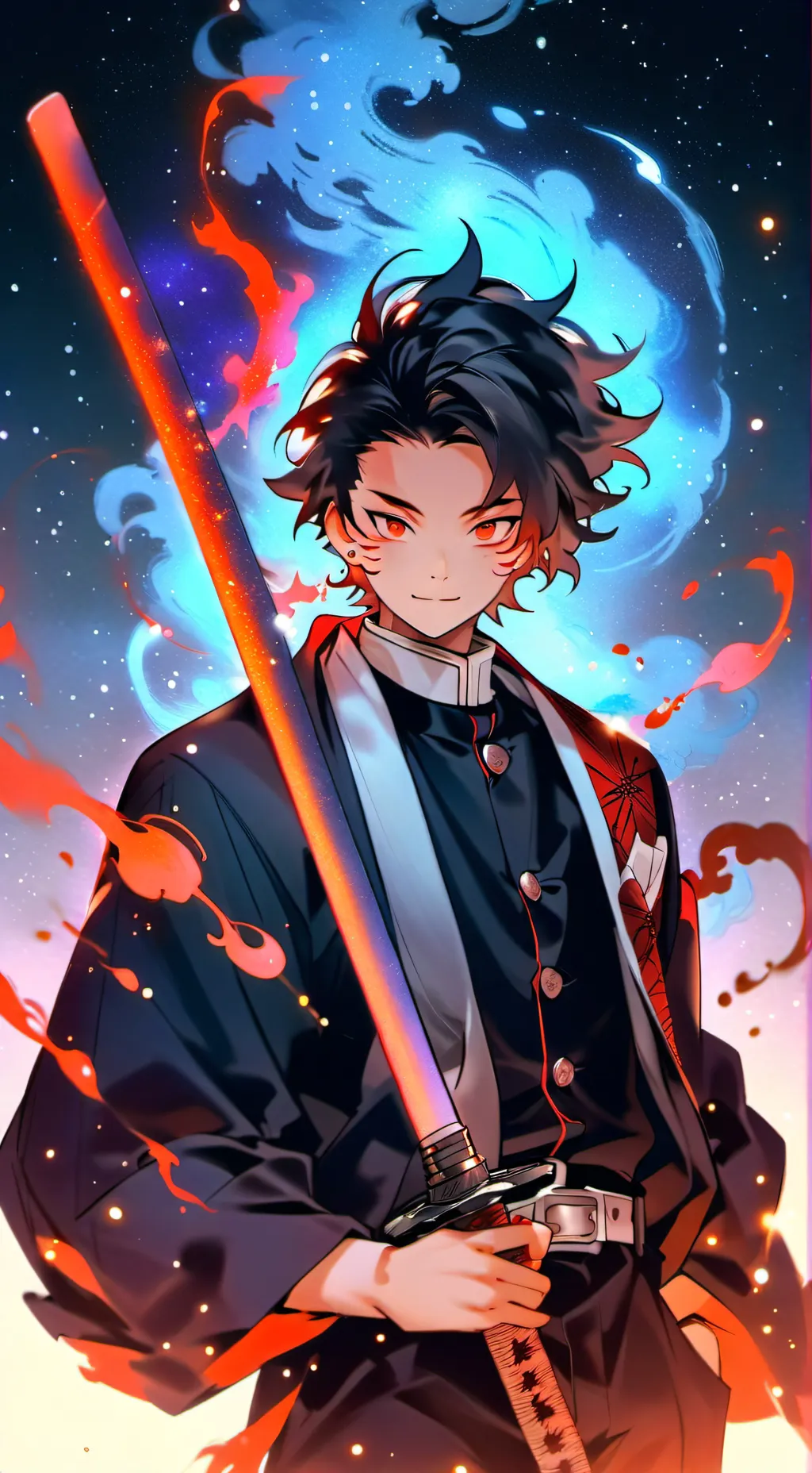 ai character: démon slayer  background