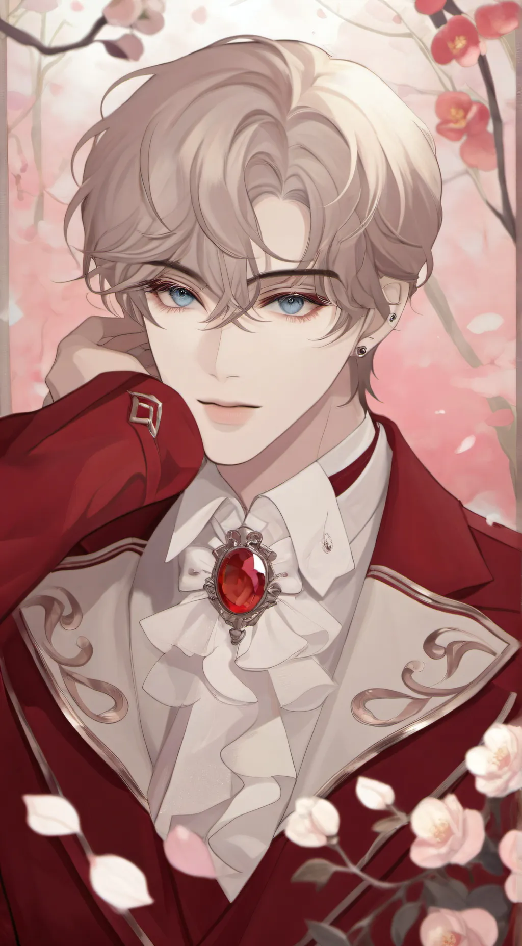 ai character: 七七 background