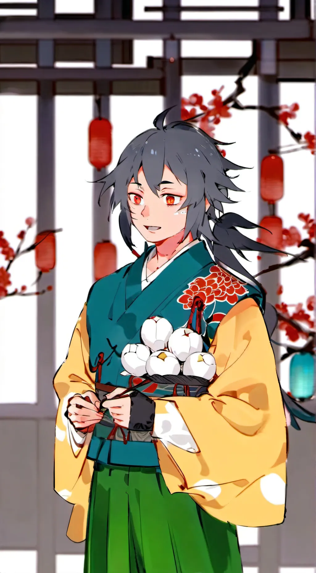 ai character: Tomioka  background