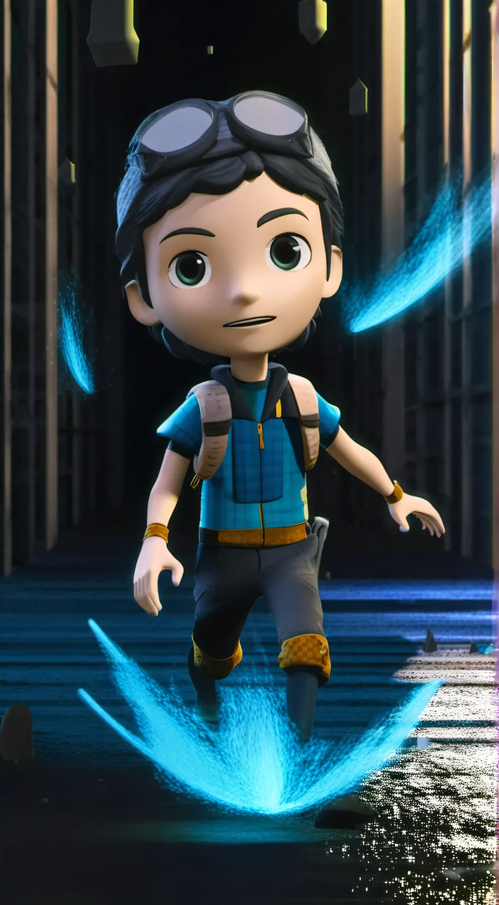 ai character: rusty rivets  background