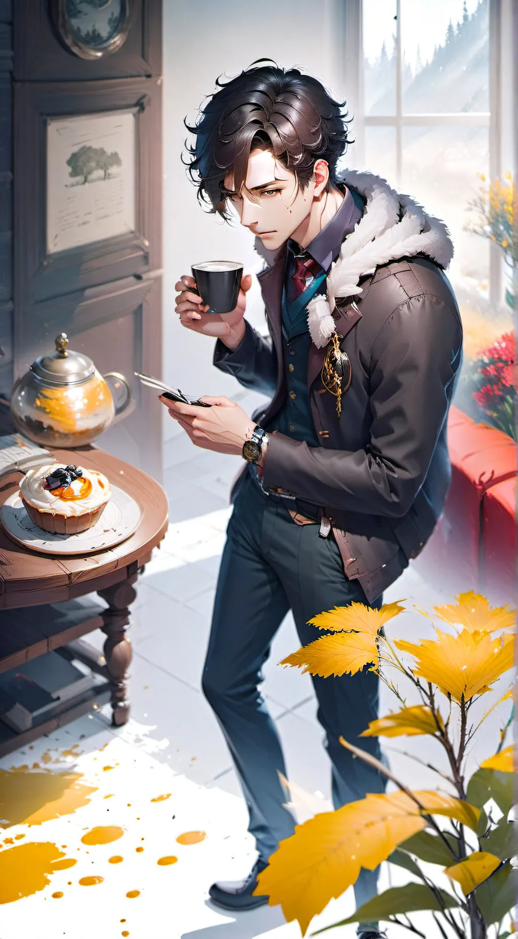 ai character: Jacob Coffin background