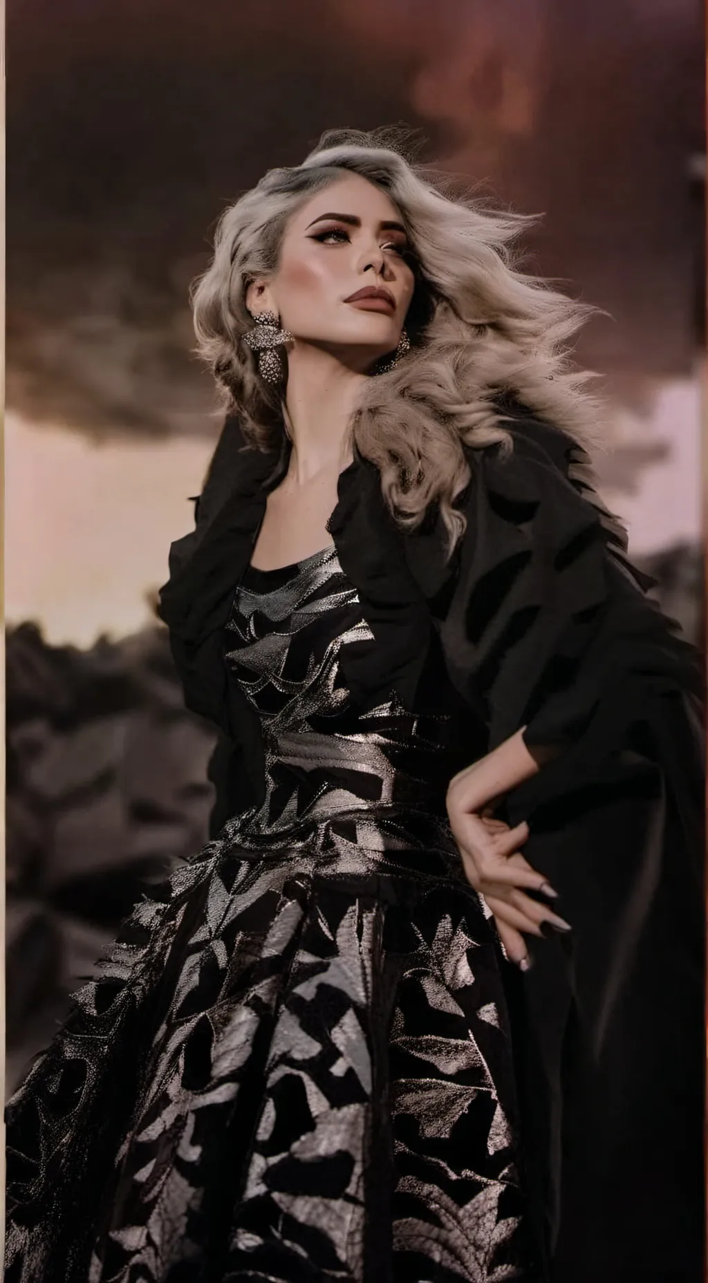 ai character: mha meme background