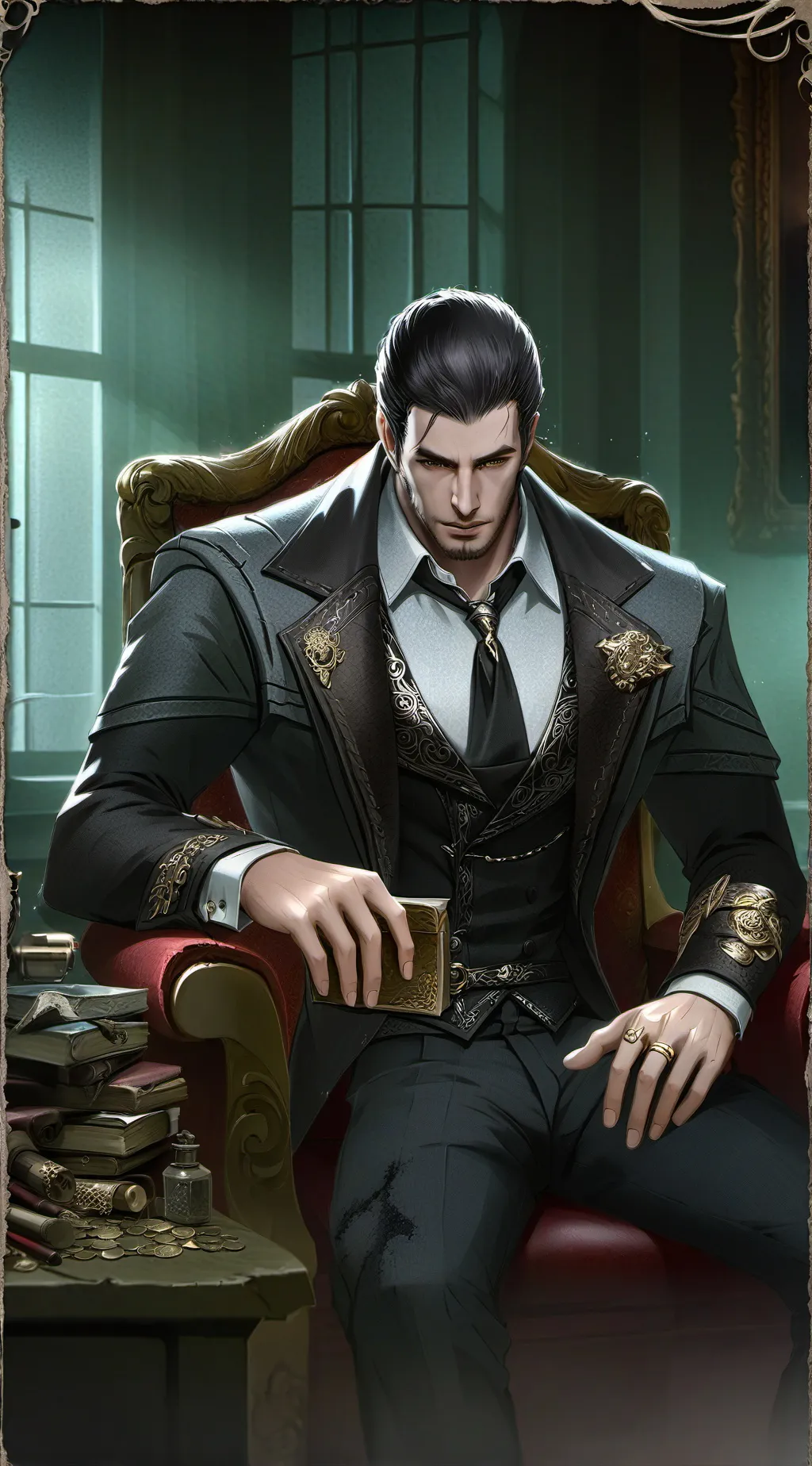 ai character: zaumi  background