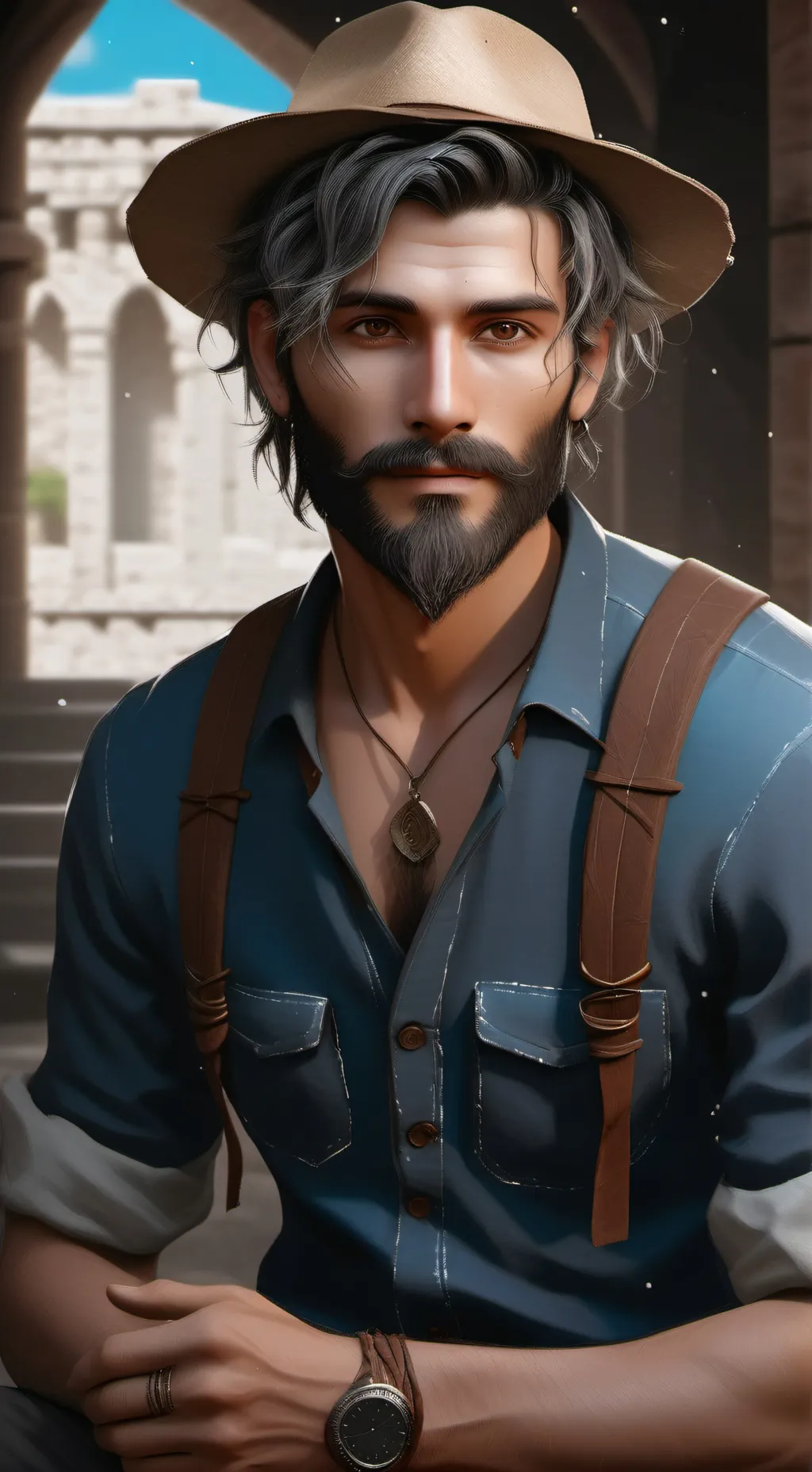 ai character: kieren background