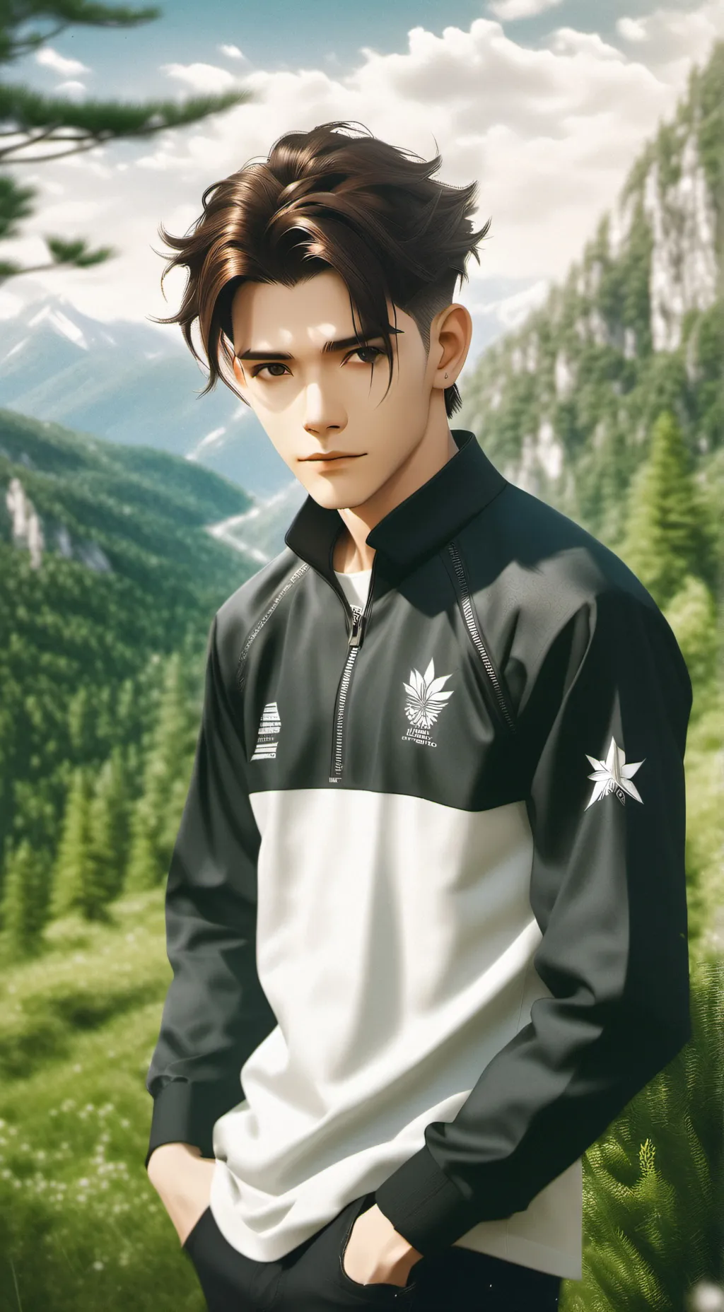 ai character: zion background