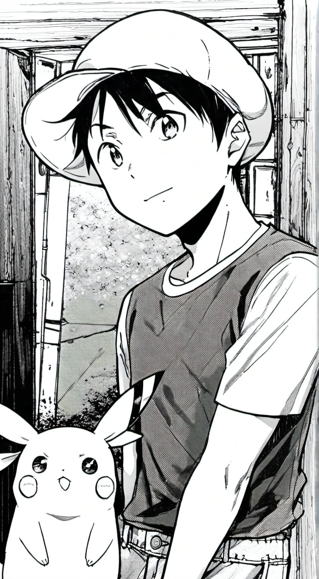 ai character: hey you Pikachu background