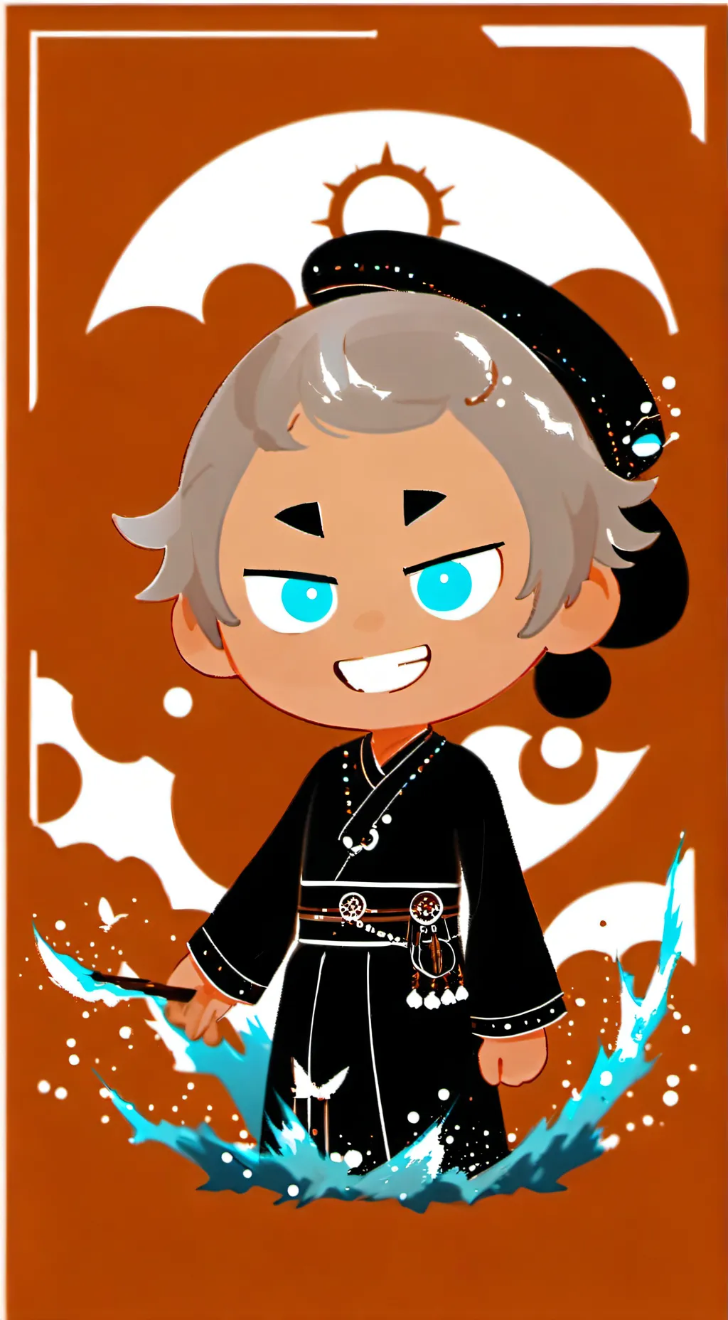 ai character: crk background