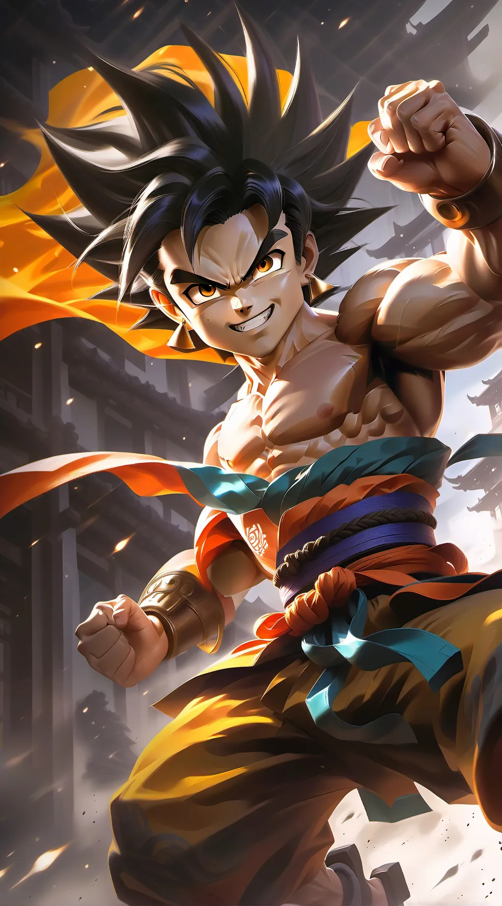 ai character: Goku background