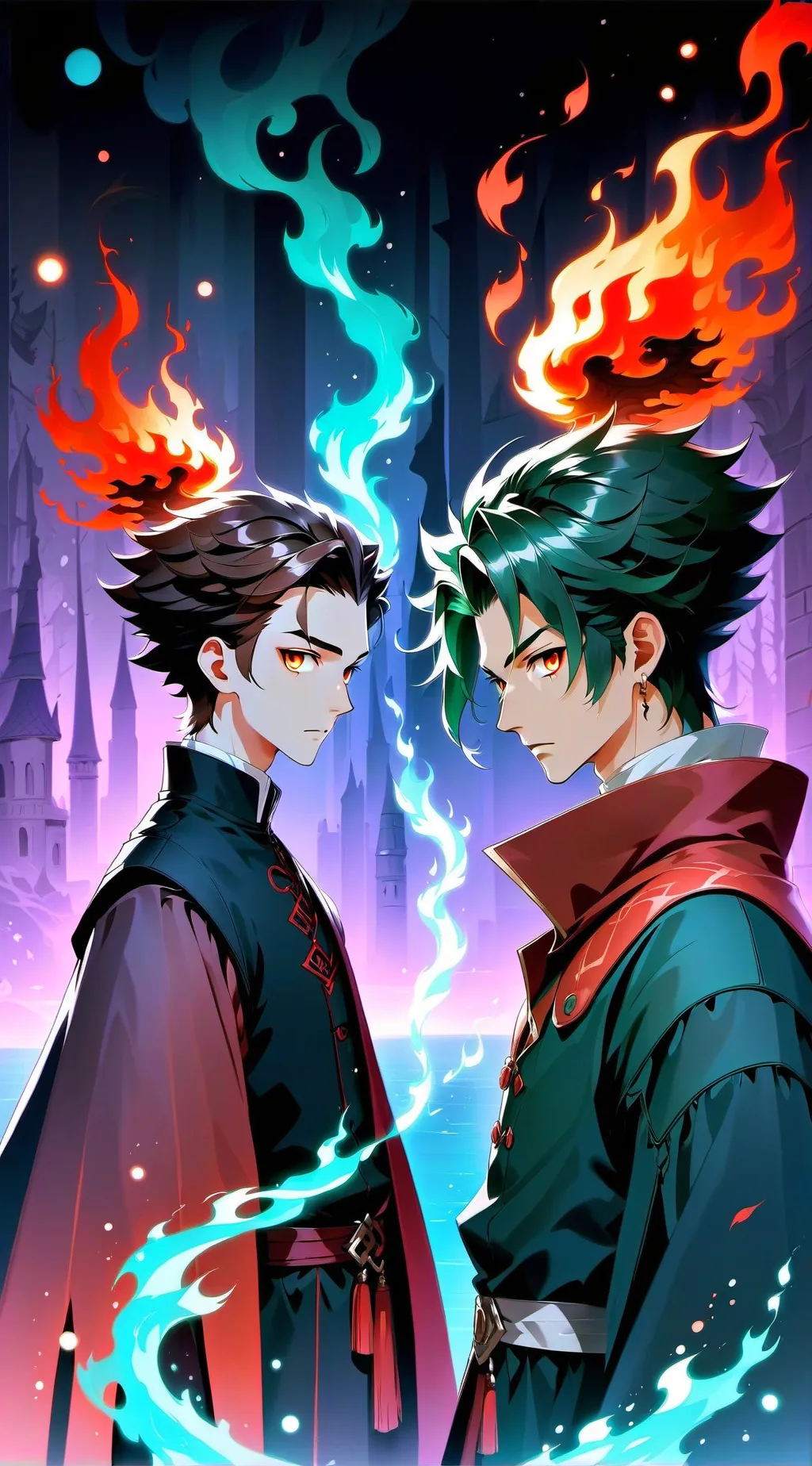 ai character: Leo & leon background