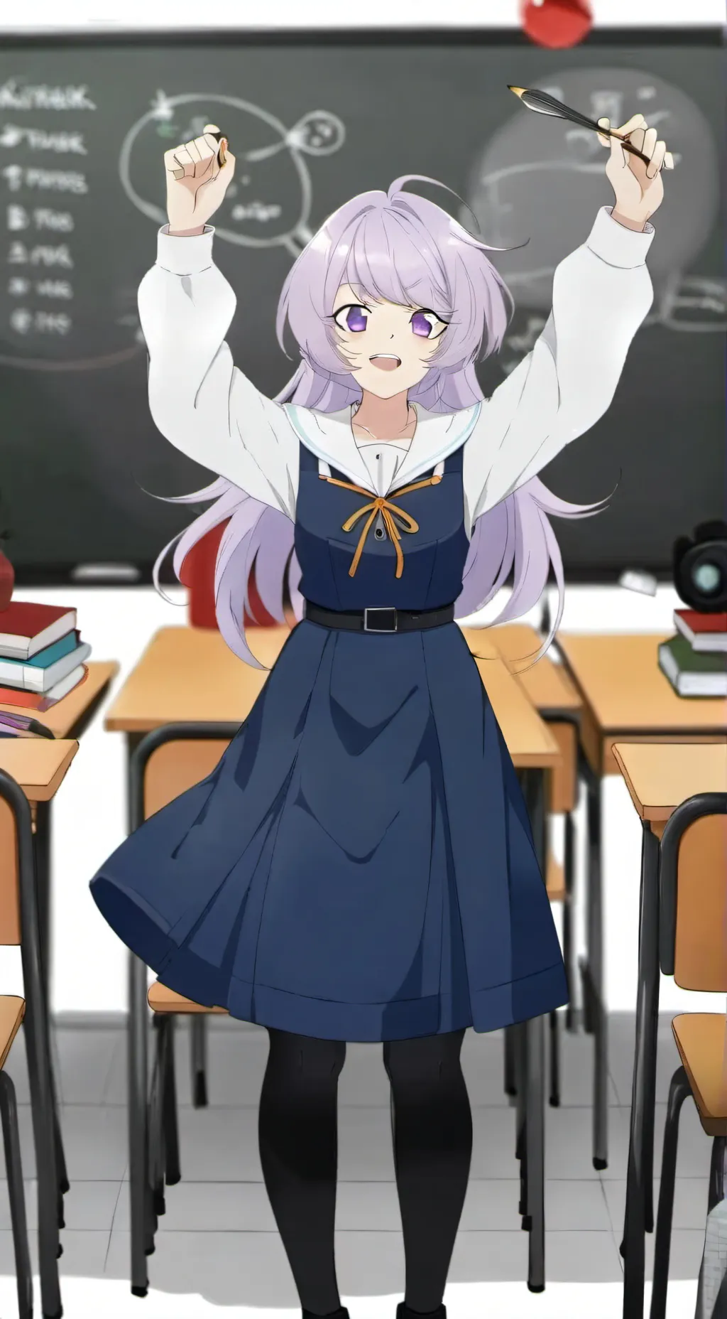 ai character: Aurora background