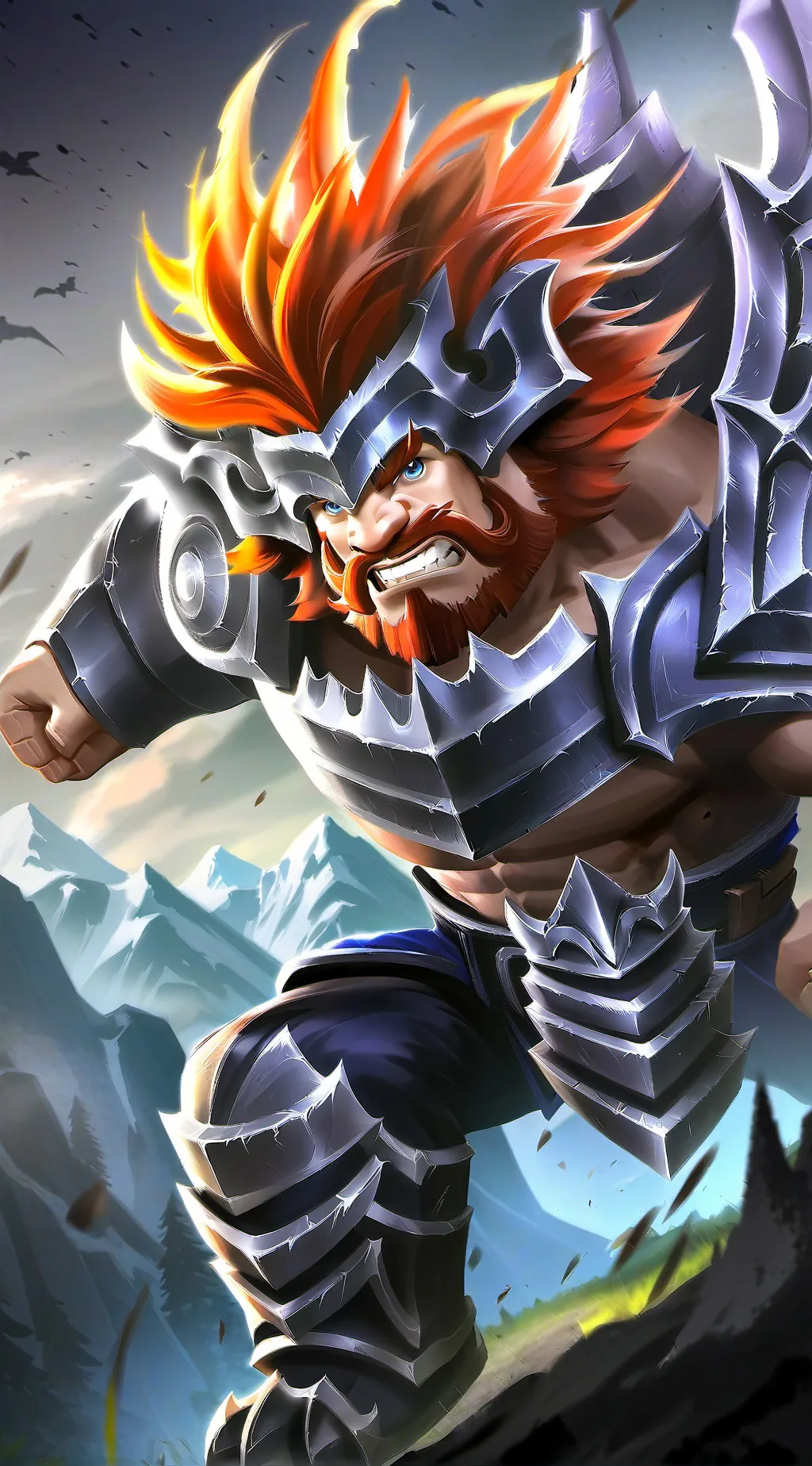 ai character: Inosuke Hashibira background