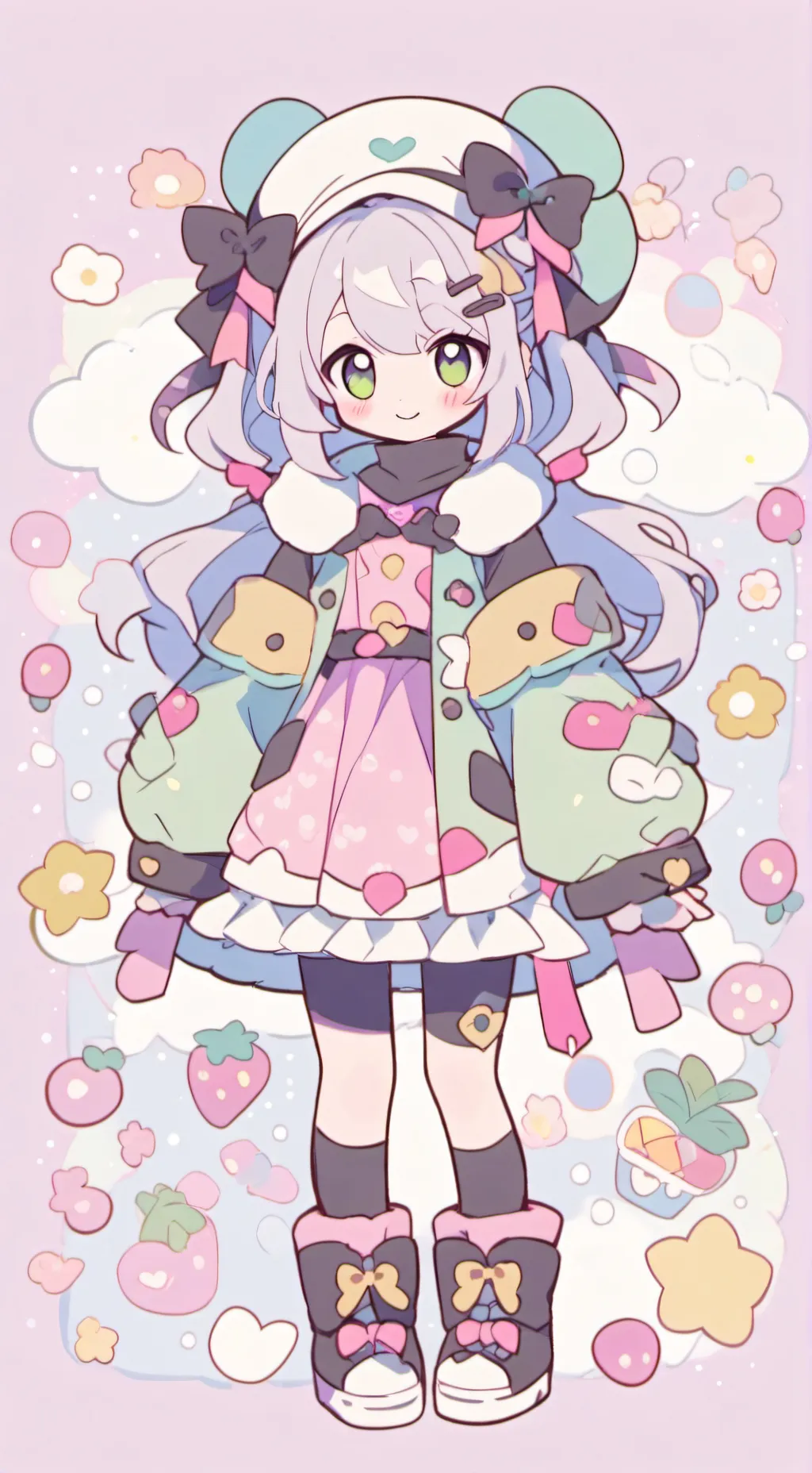 ai character: Denki MHA background