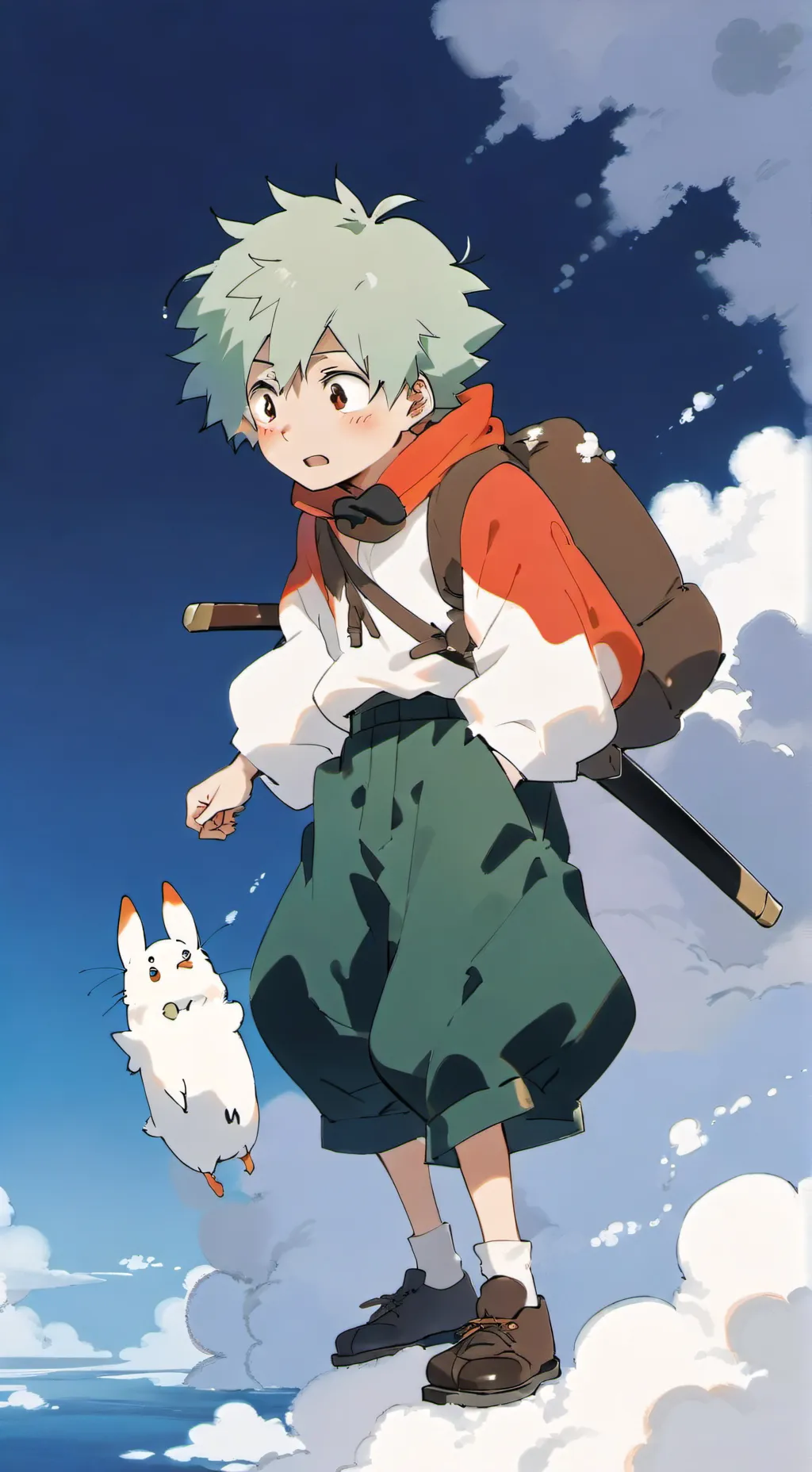 ai character: BakuDeku background