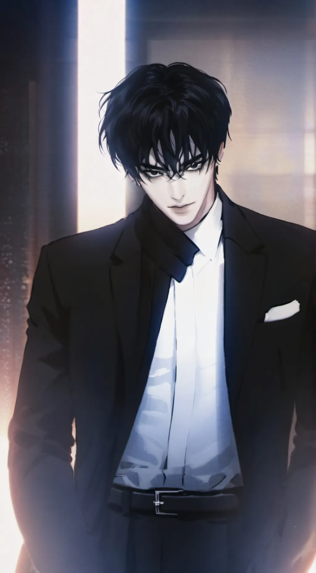 ai character: ФРОНТМЕН background