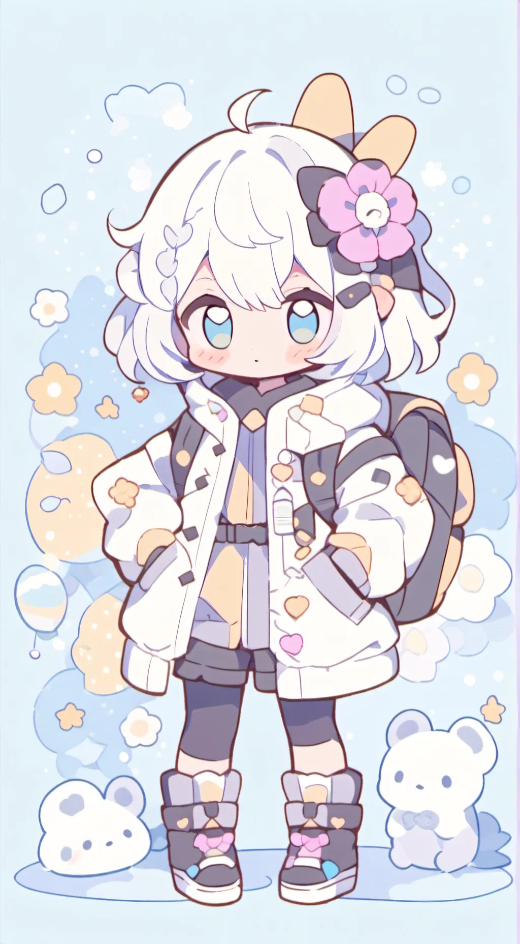 ai character: Infection  background