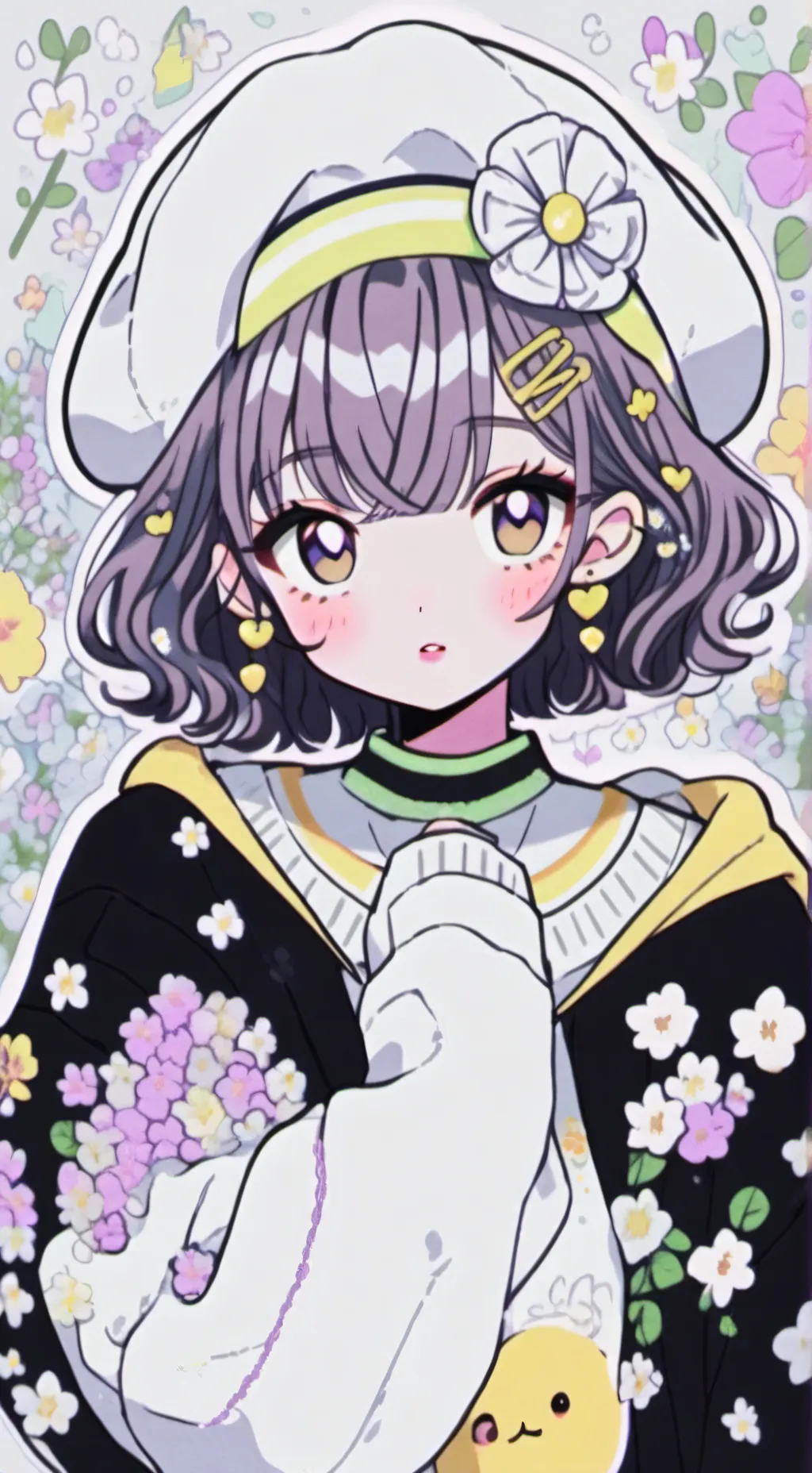 ai character: the sun background