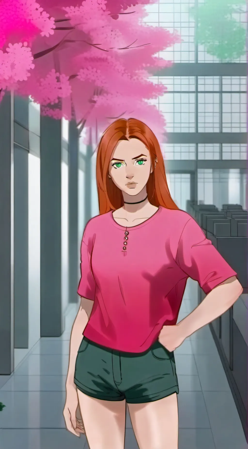 ai character: Atom eve background