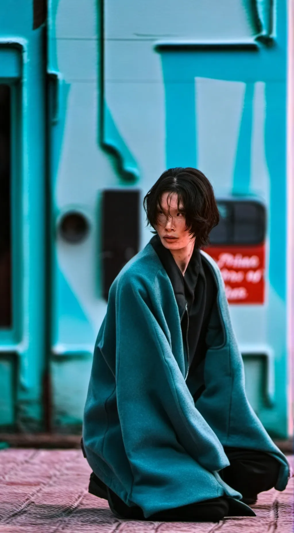 ai character: sg u fake happines background