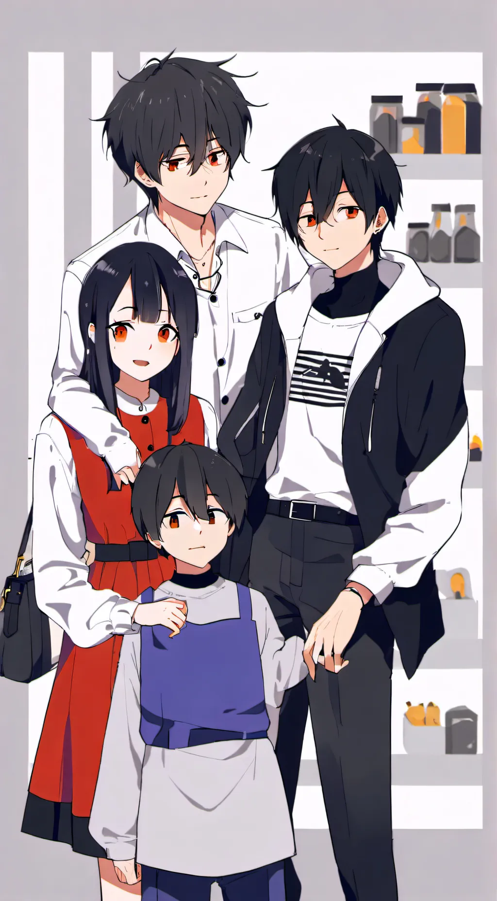 ai character: Strict family background